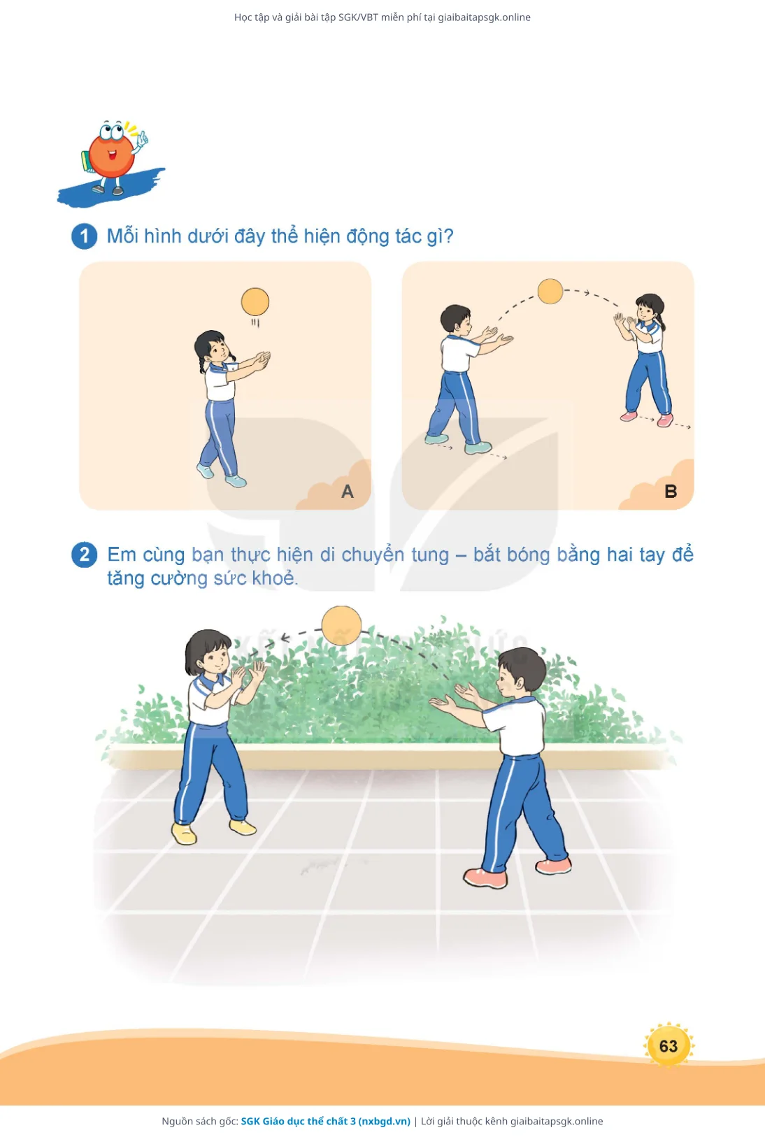 Trang 64 sách giáo khoa SGK Giáo dục thể chất 3 thu nhỏ