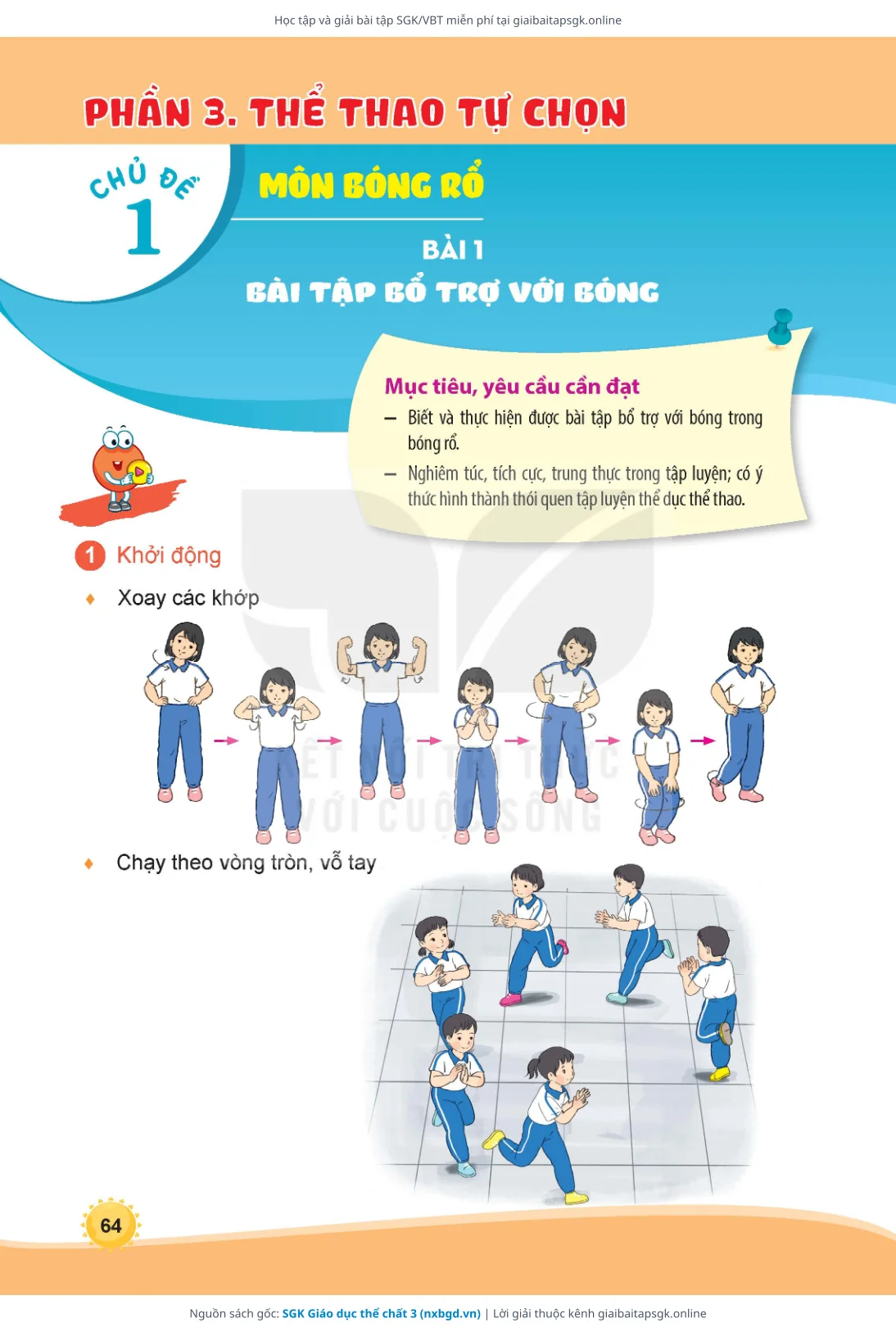 Trang 65 sách giáo khoa SGK Giáo dục thể chất 3 thu nhỏ