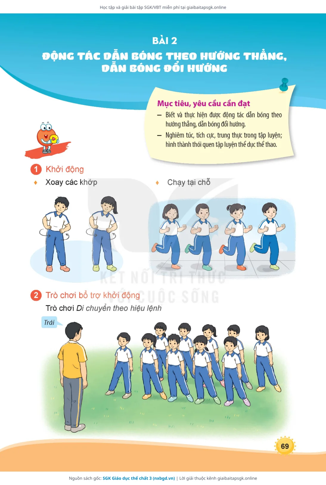 Trang 70 sách giáo khoa SGK Giáo dục thể chất 3 thu nhỏ