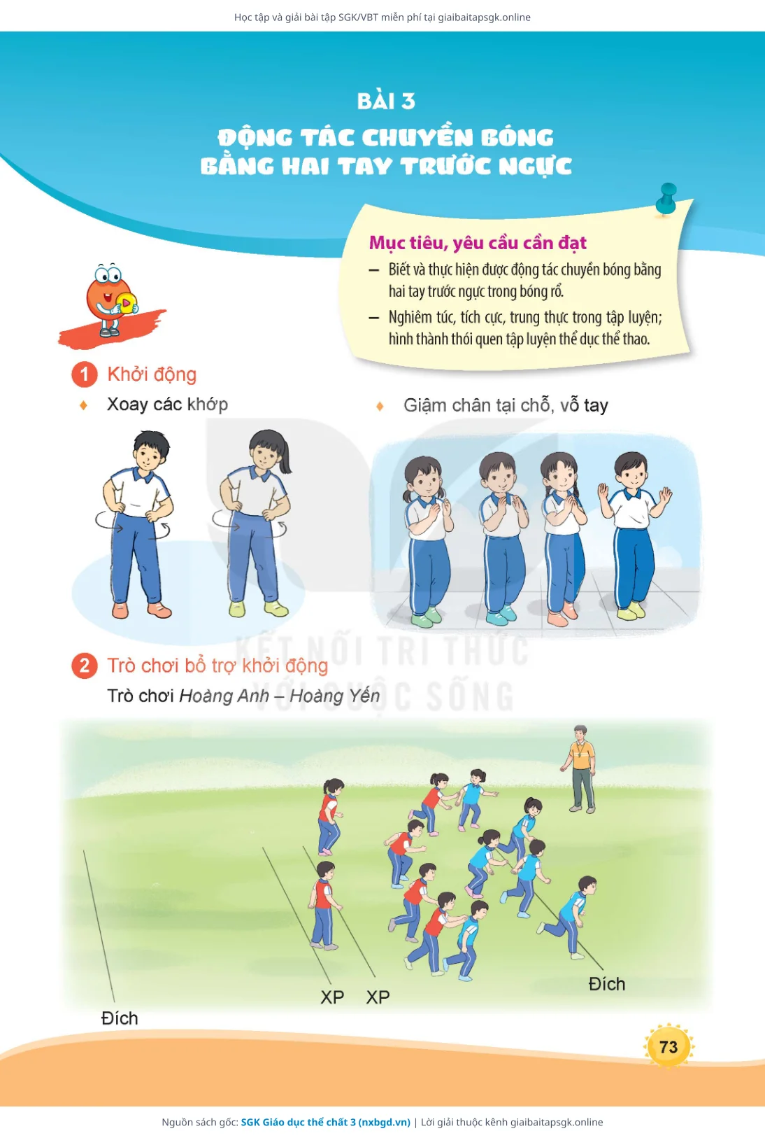 Trang 74 sách giáo khoa SGK Giáo dục thể chất 3 thu nhỏ