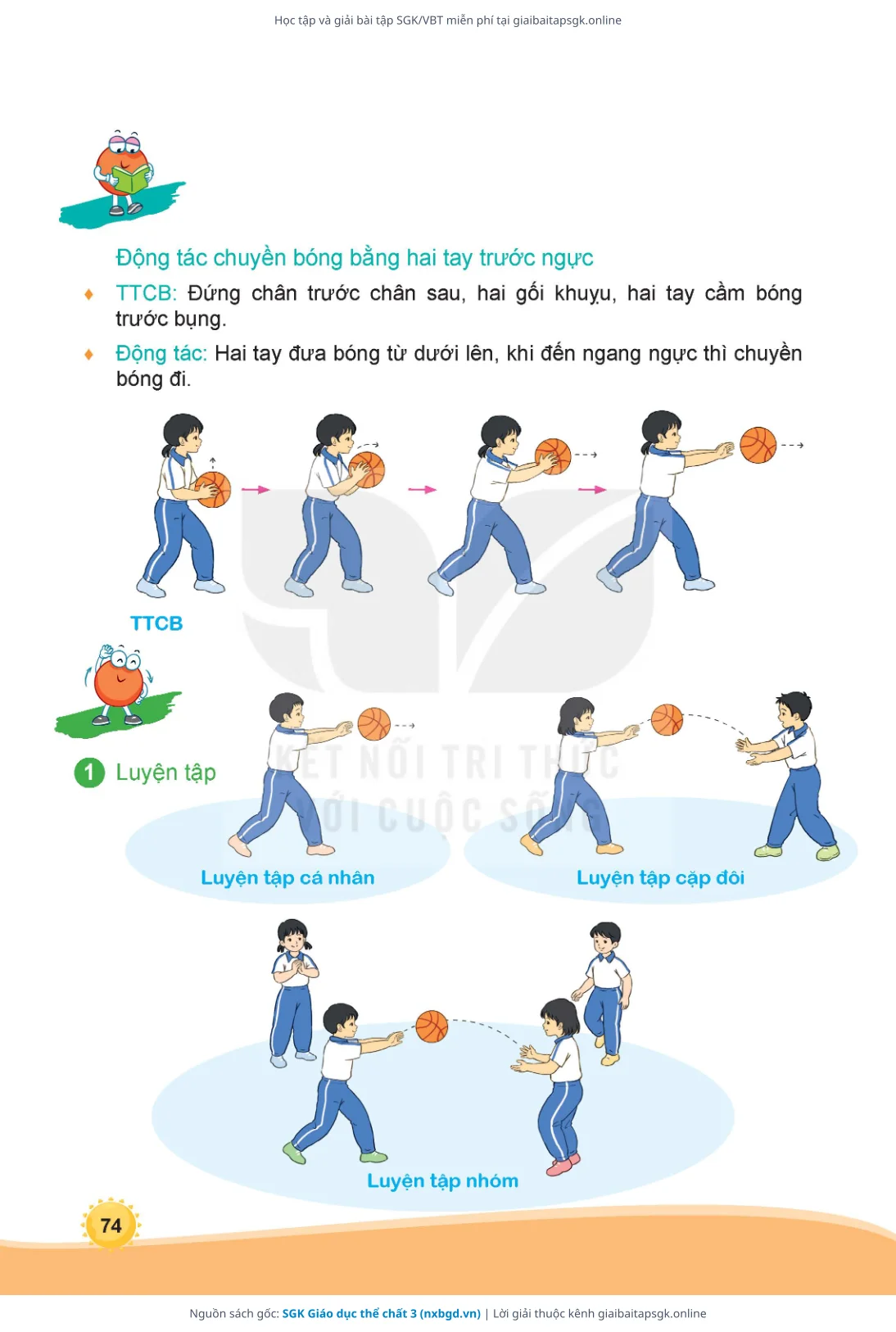 Trang 75 sách giáo khoa SGK Giáo dục thể chất 3 thu nhỏ