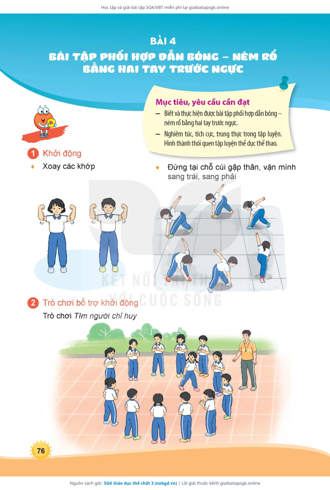 Trang 77 sách giáo khoa SGK Giáo dục thể chất 3 thu nhỏ