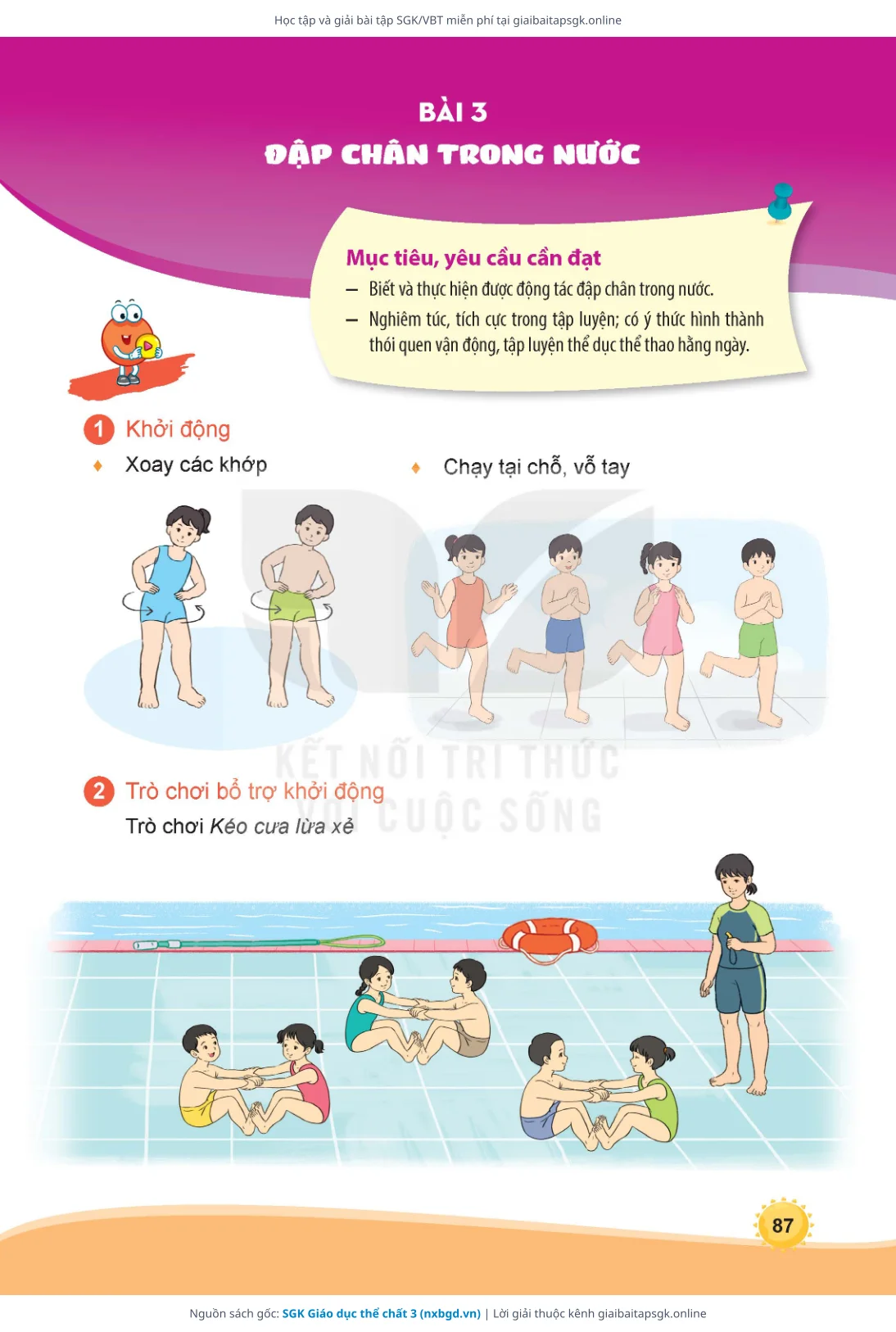 Trang 88 sách giáo khoa SGK Giáo dục thể chất 3 thu nhỏ
