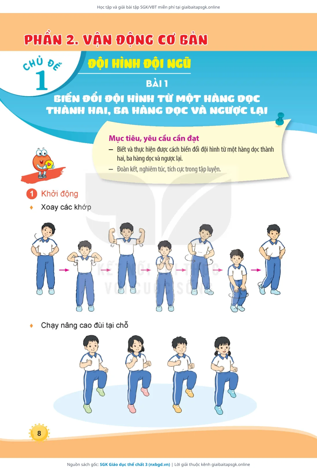 Trang 9 sách giáo khoa SGK Giáo dục thể chất 3 thu nhỏ