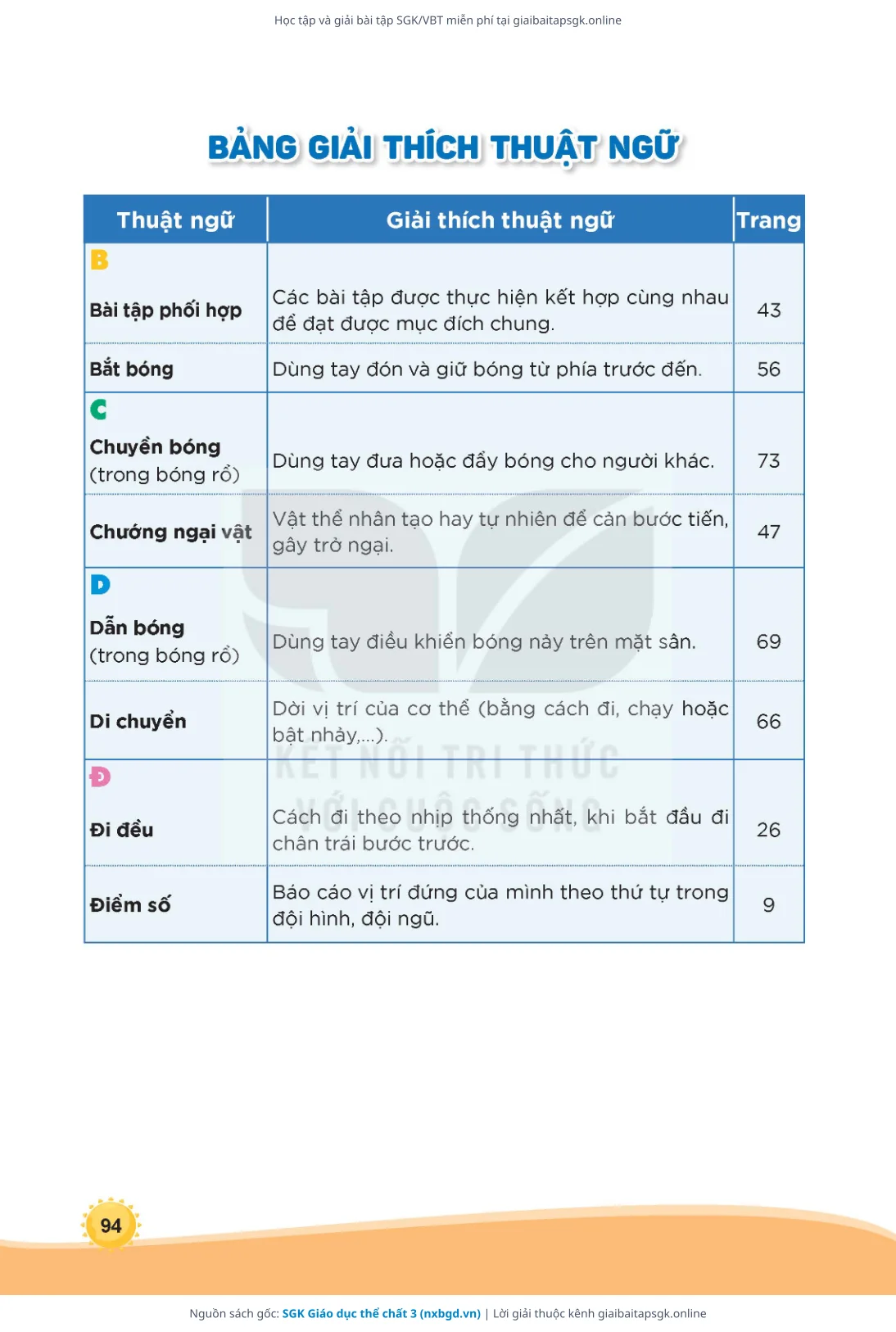 Trang 95 sách giáo khoa SGK Giáo dục thể chất 3 thu nhỏ