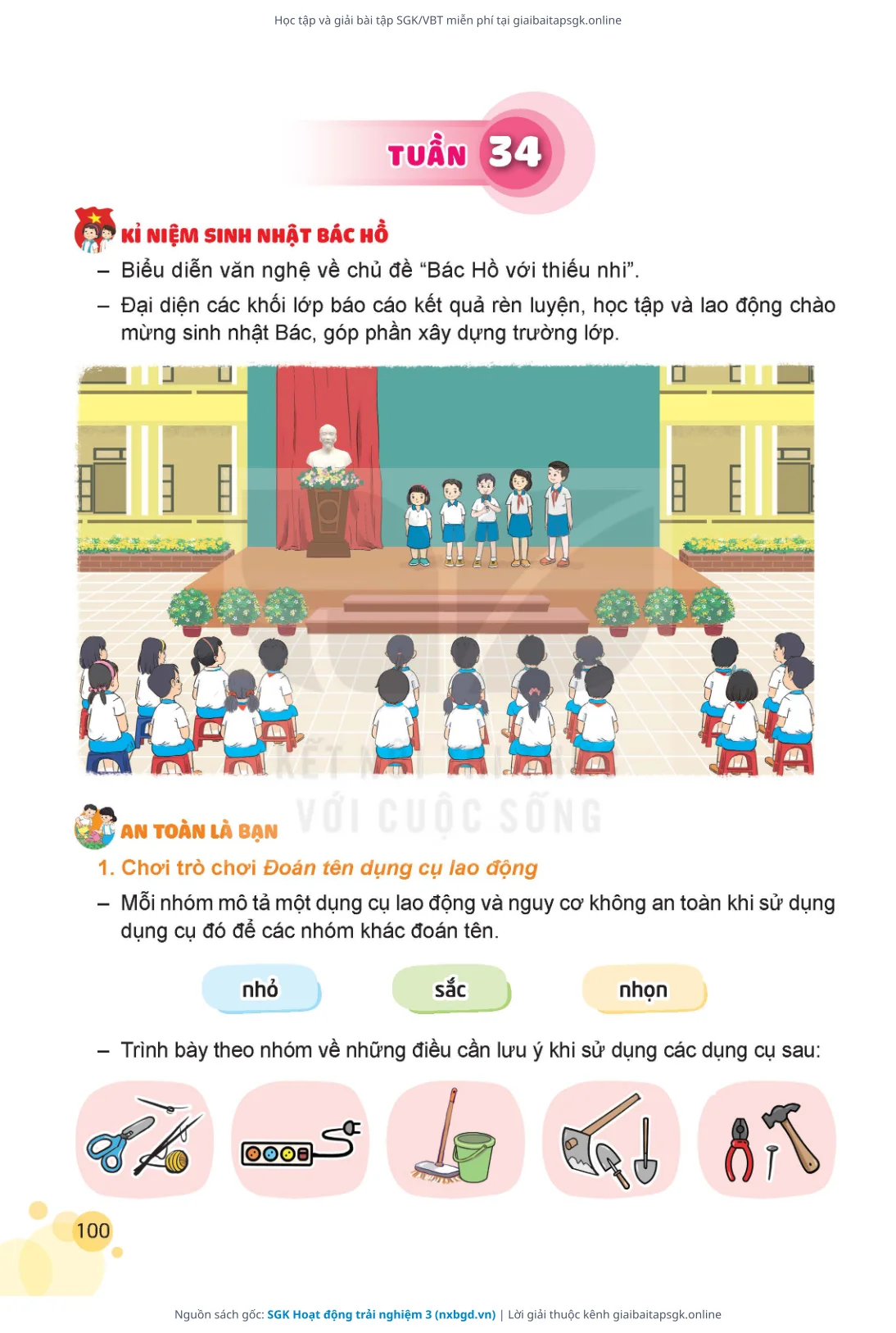 Trang 101 sách giáo khoa SGK Hoạt động trải nghiệm 3 thu nhỏ
