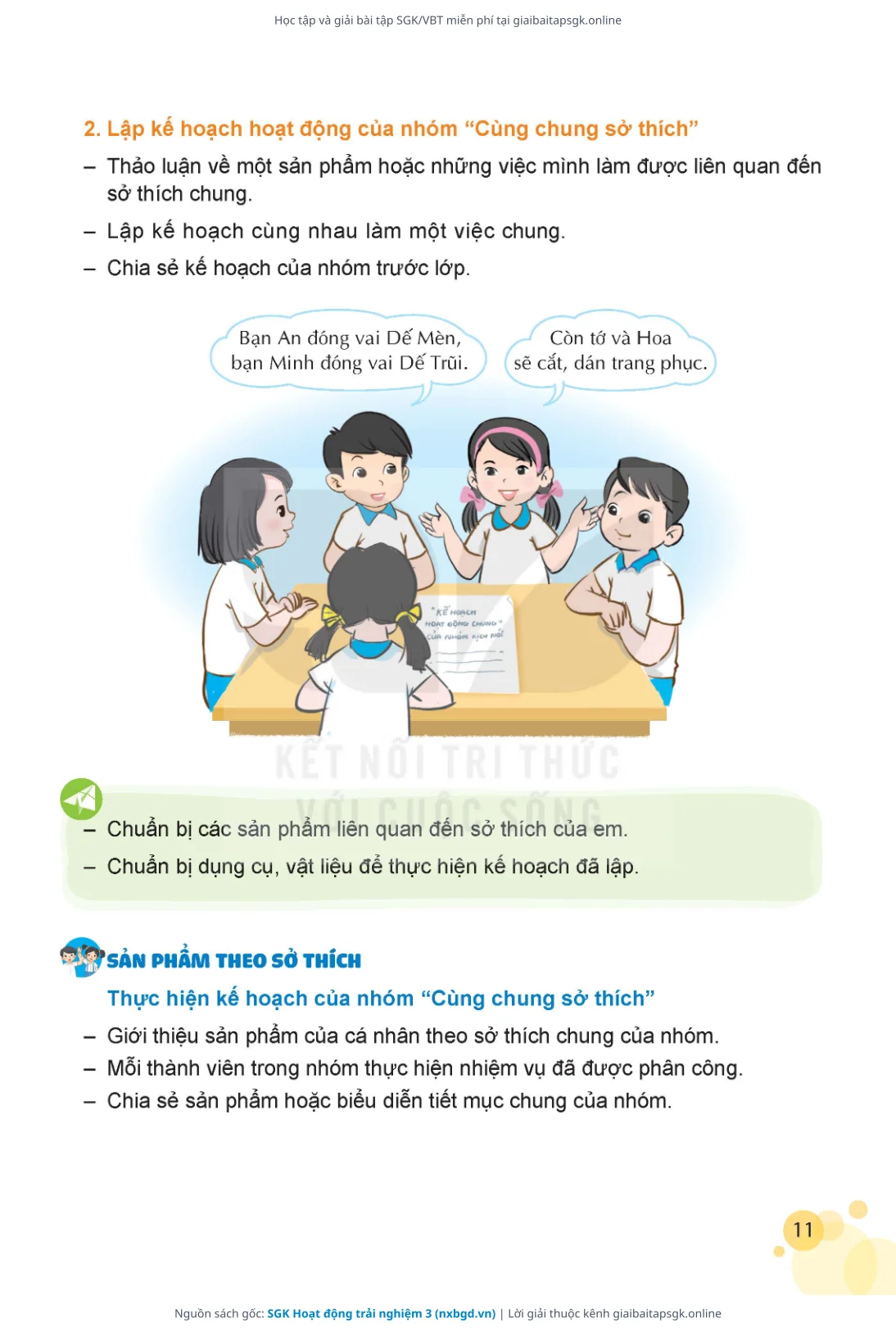 Trang 12 sách giáo khoa SGK Hoạt động trải nghiệm 3 thu nhỏ