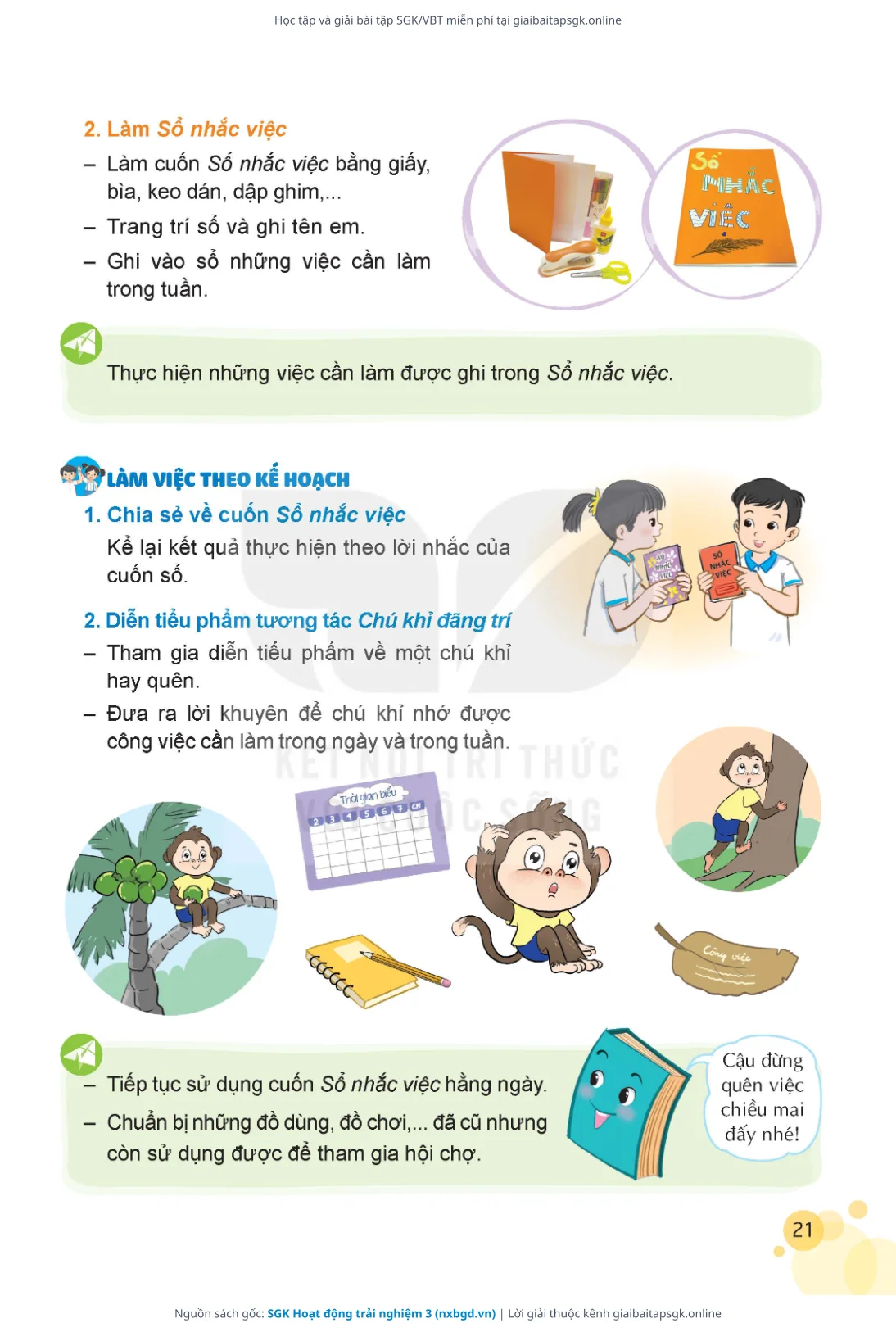 Trang 22 sách giáo khoa SGK Hoạt động trải nghiệm 3 thu nhỏ