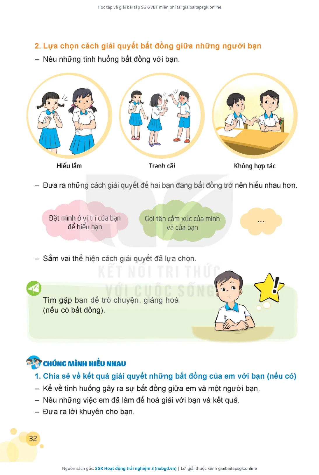Trang 33 sách giáo khoa SGK Hoạt động trải nghiệm 3 thu nhỏ