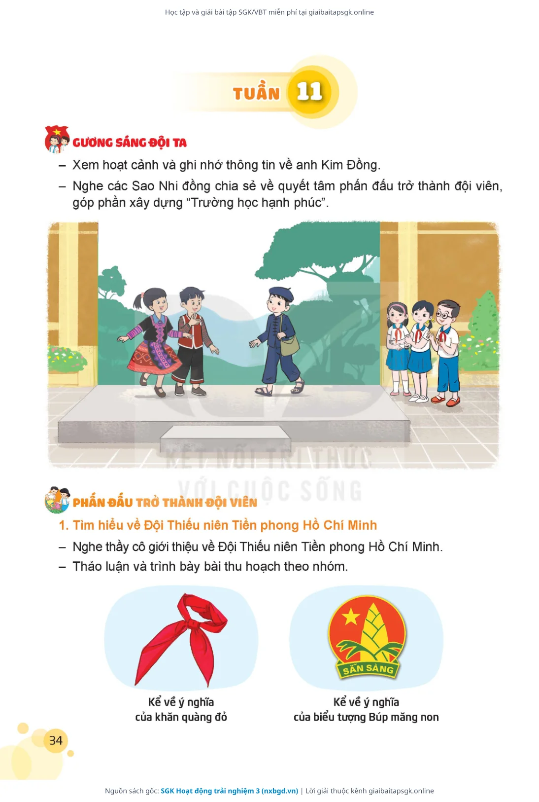 Trang 35 sách giáo khoa SGK Hoạt động trải nghiệm 3 thu nhỏ