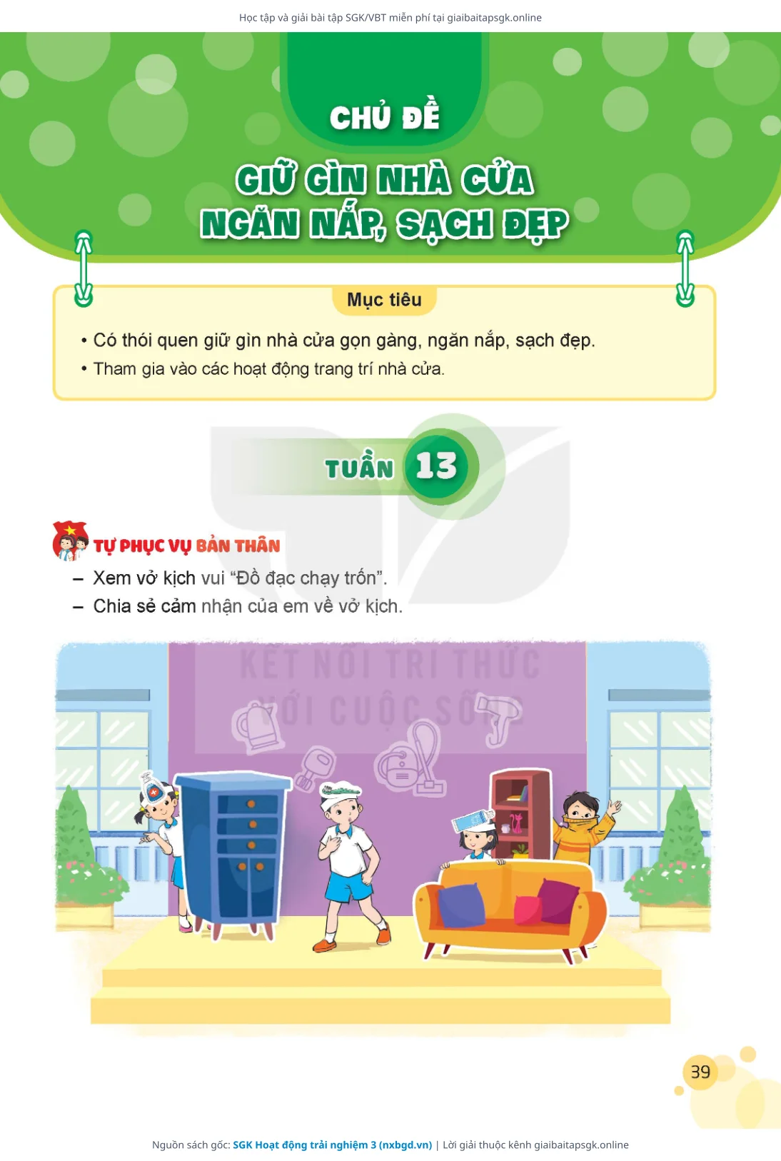 Trang 40 sách giáo khoa SGK Hoạt động trải nghiệm 3 thu nhỏ