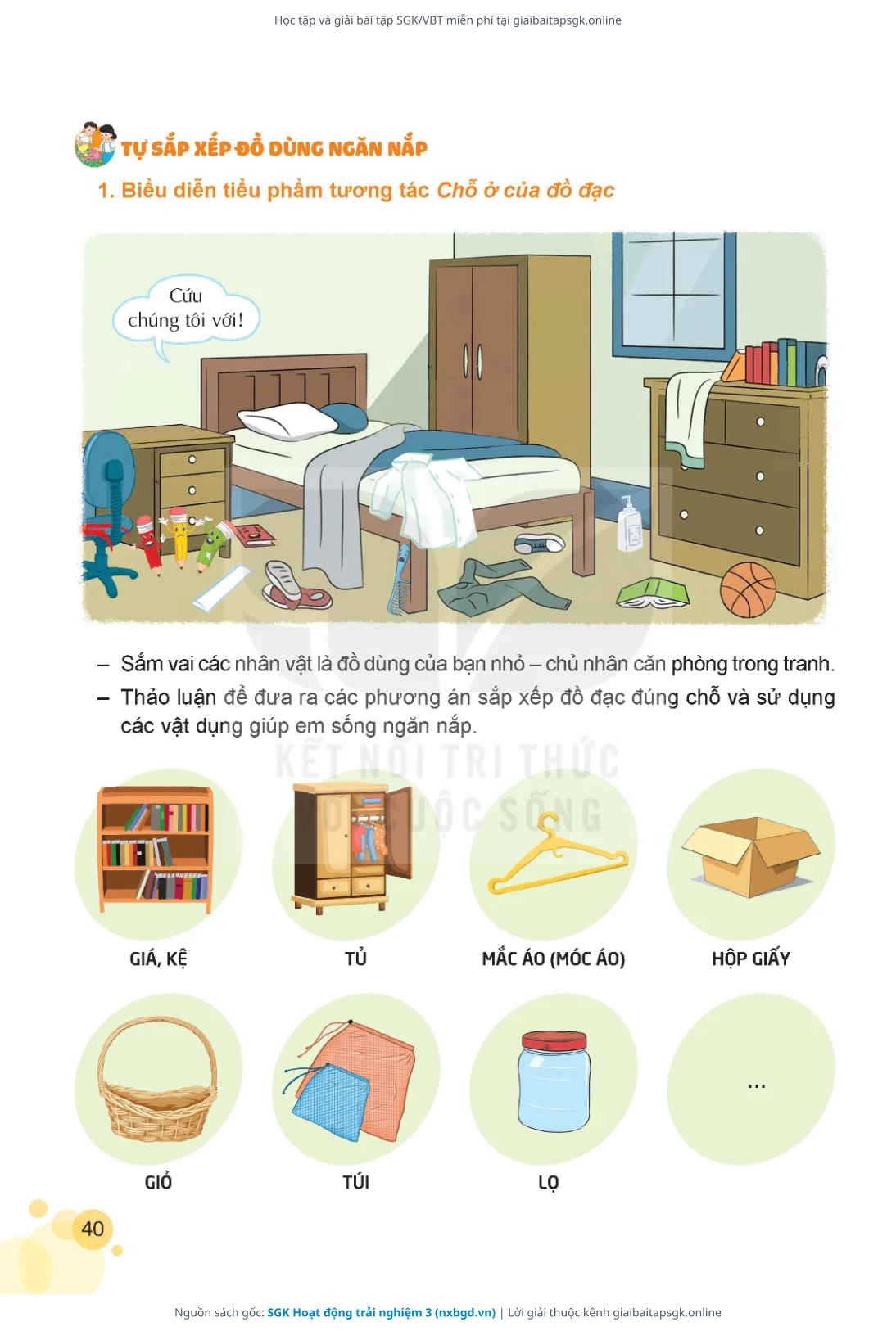 Trang 41 sách giáo khoa SGK Hoạt động trải nghiệm 3 thu nhỏ