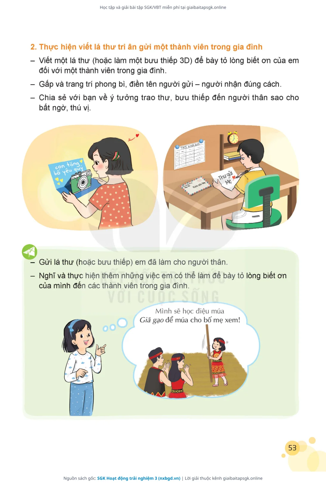 Trang 54 sách giáo khoa SGK Hoạt động trải nghiệm 3 thu nhỏ