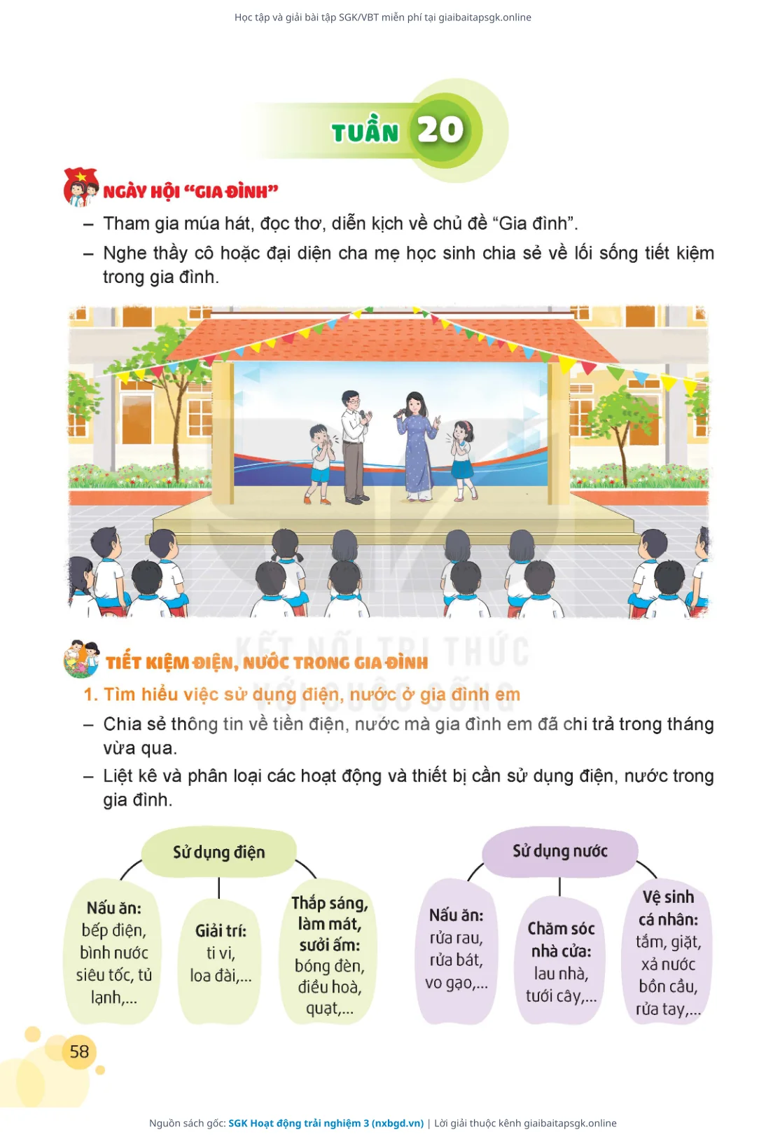 Trang 59 sách giáo khoa SGK Hoạt động trải nghiệm 3 thu nhỏ