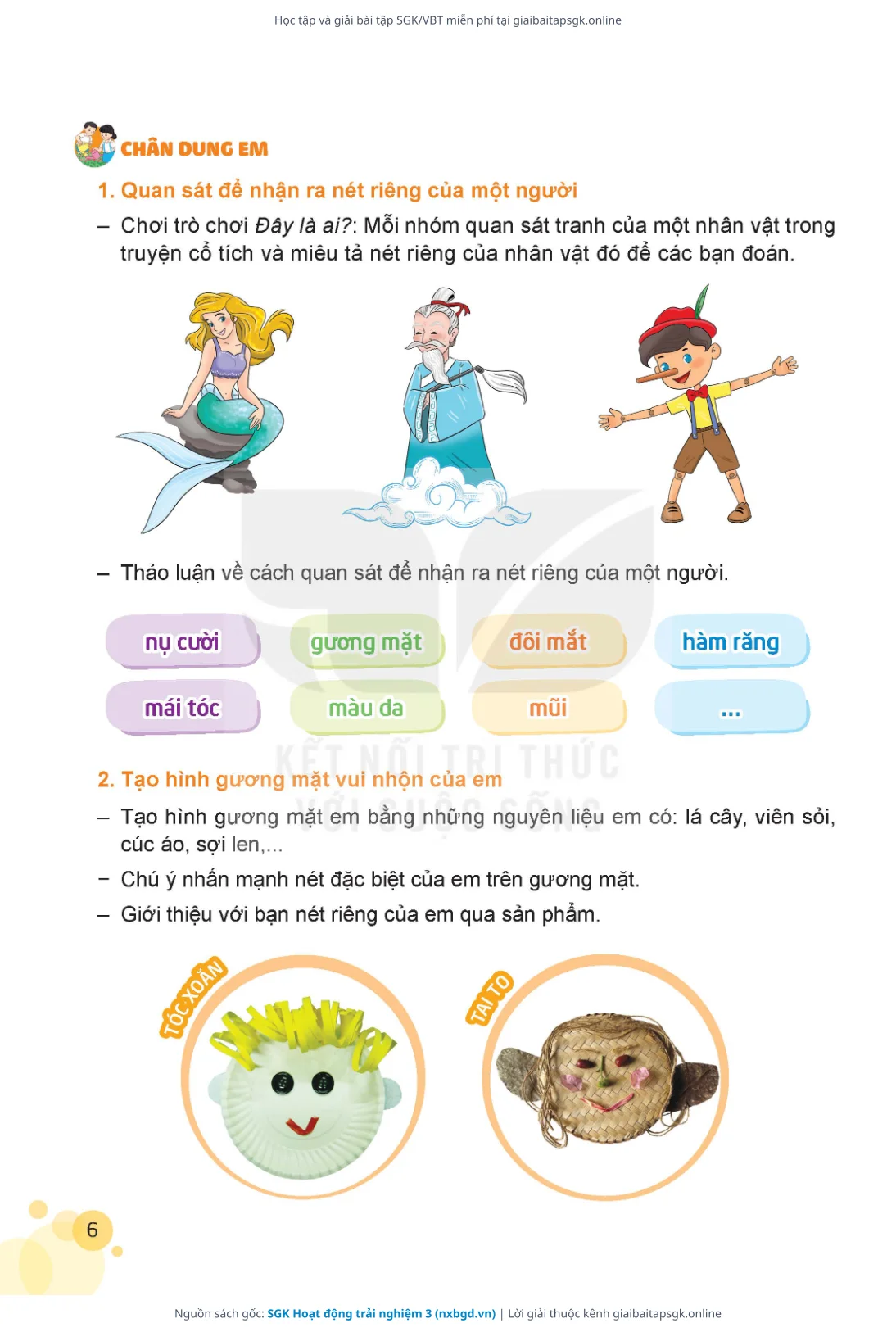 Trang 7 sách giáo khoa SGK Hoạt động trải nghiệm 3 thu nhỏ