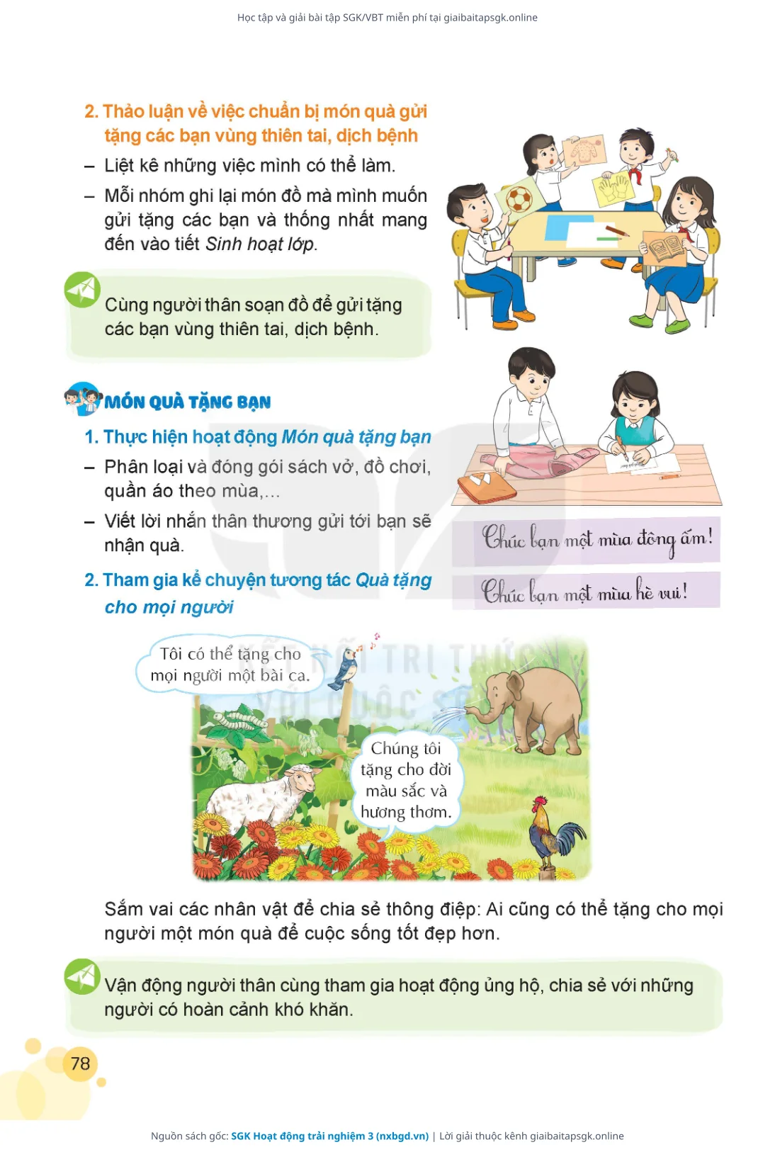 Trang 79 sách giáo khoa SGK Hoạt động trải nghiệm 3 thu nhỏ