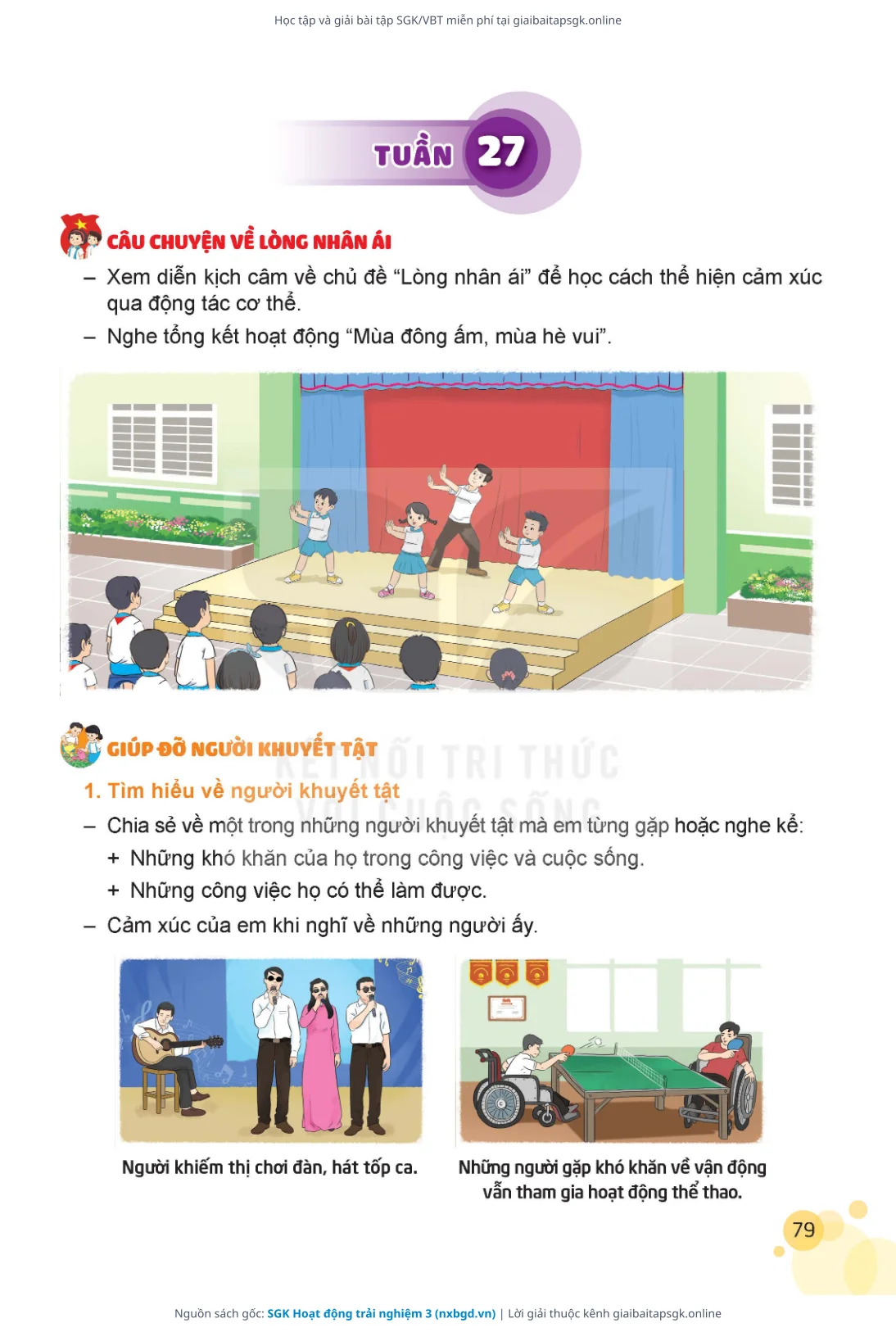 Trang 80 sách giáo khoa SGK Hoạt động trải nghiệm 3 thu nhỏ