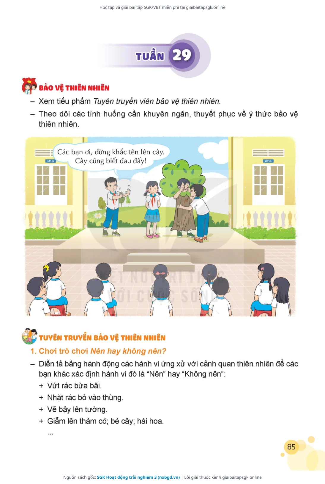 Trang 86 sách giáo khoa SGK Hoạt động trải nghiệm 3 thu nhỏ