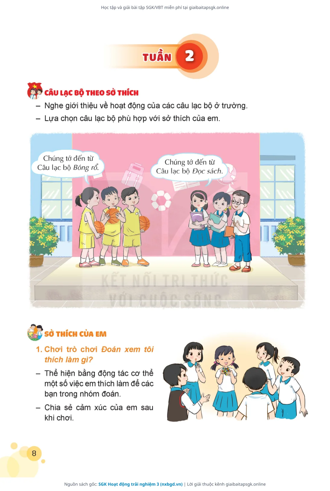 Trang 9 sách giáo khoa SGK Hoạt động trải nghiệm 3 thu nhỏ