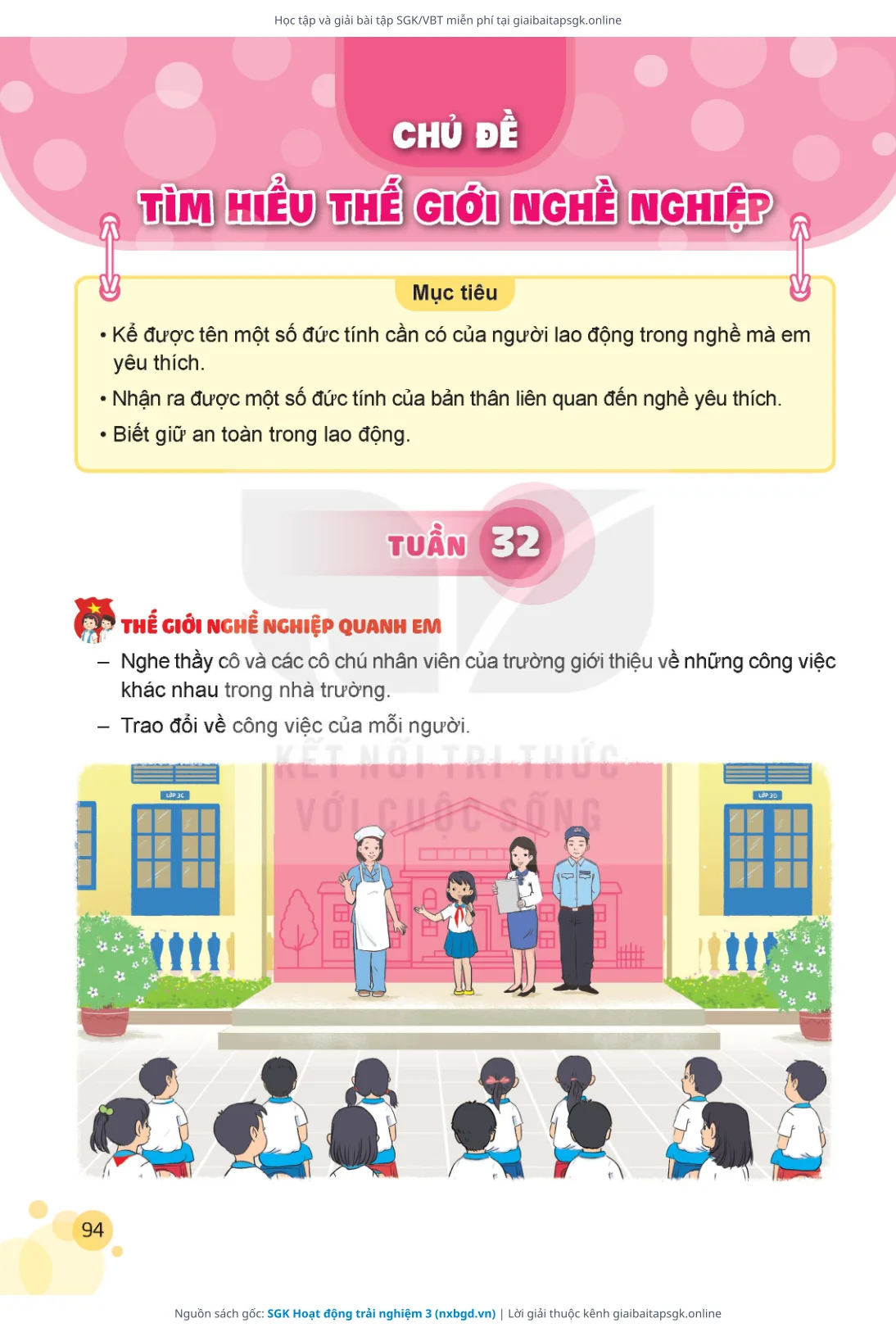 Trang 95 sách giáo khoa SGK Hoạt động trải nghiệm 3 thu nhỏ