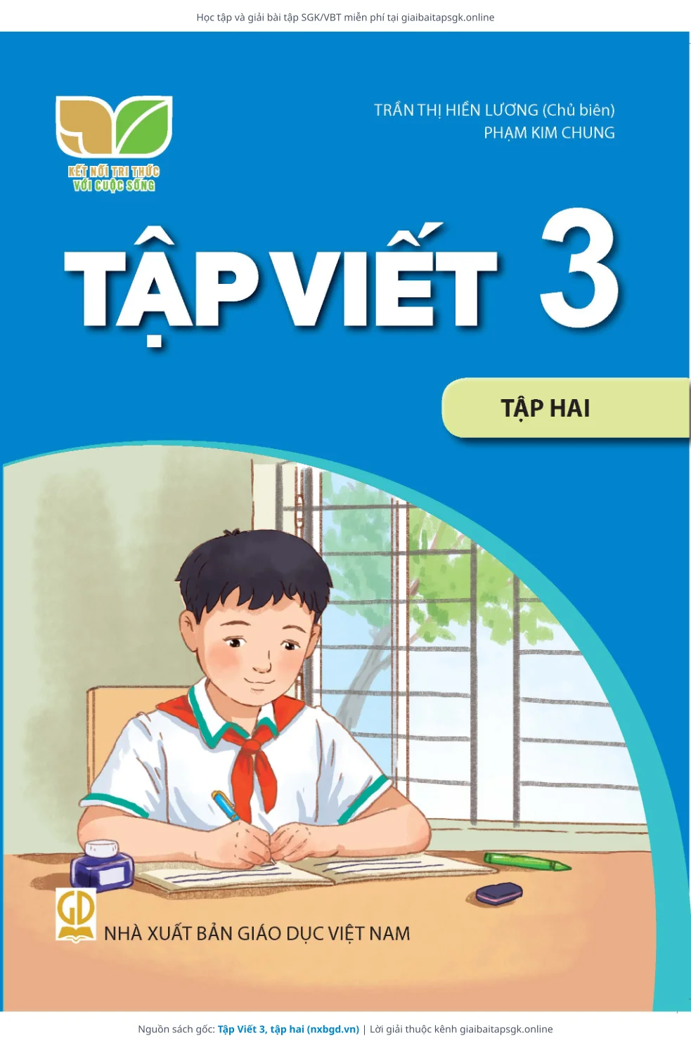 Trang 1 sách giáo khoa Tập Viết 3, tập hai bản chuẩn