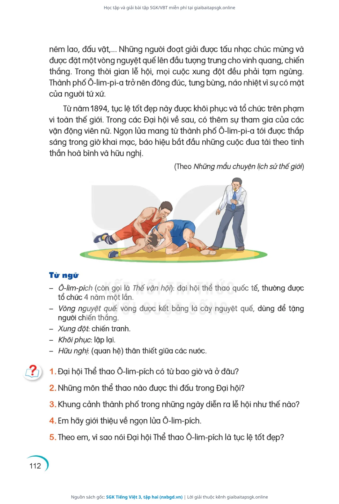 Trang 113 sách giáo khoa SGK Tiếng Việt 3, tập hai thu nhỏ