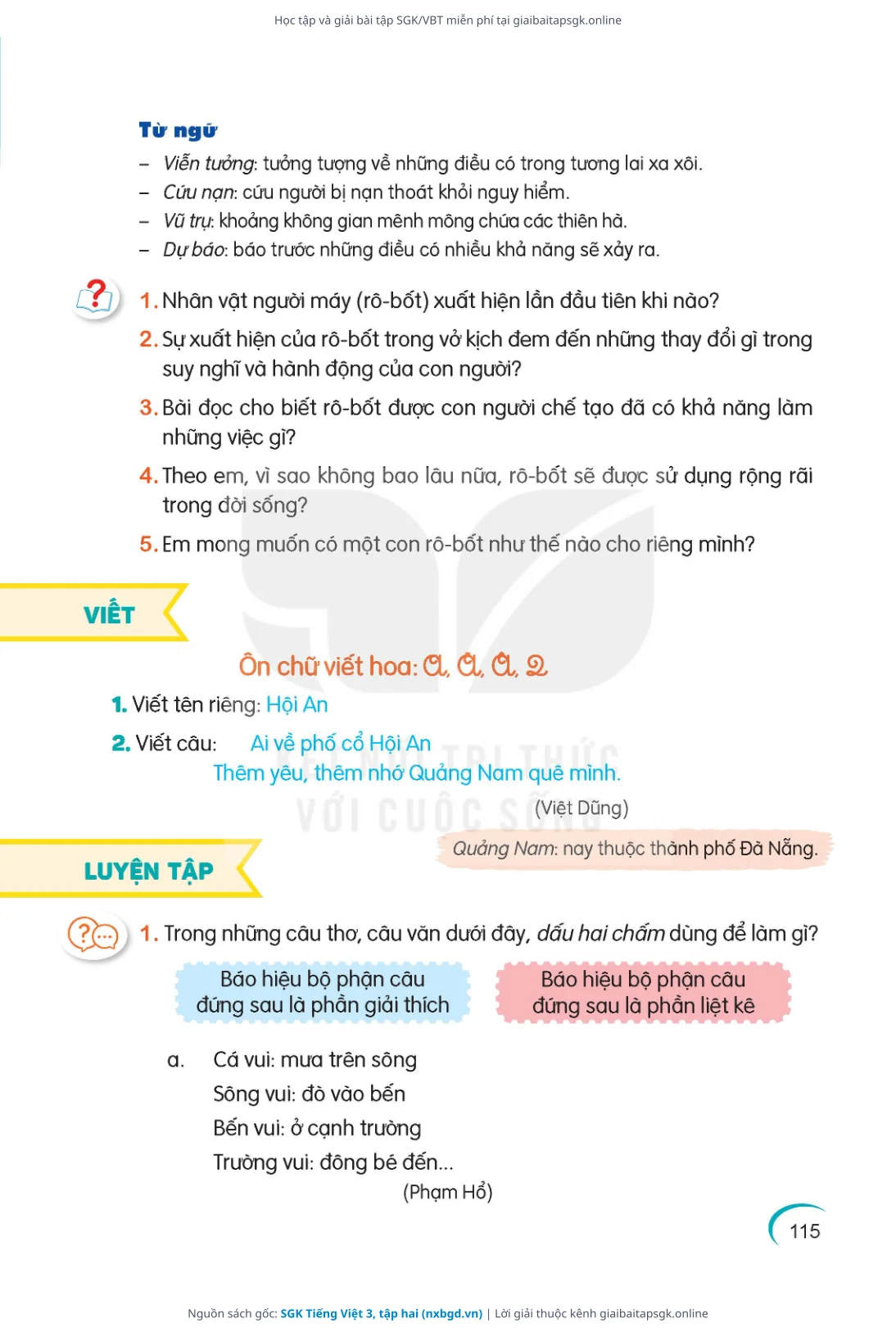 Trang 116 sách giáo khoa SGK Tiếng Việt 3, tập hai thu nhỏ