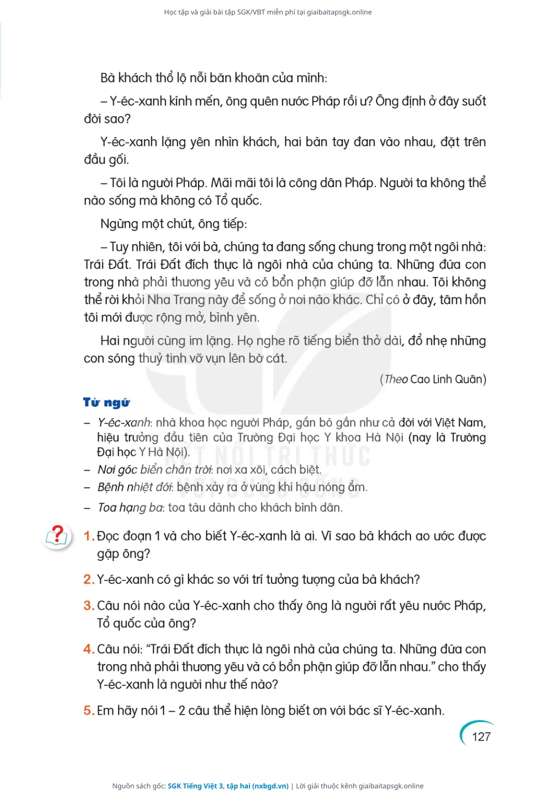 Trang 128 sách giáo khoa SGK Tiếng Việt 3, tập hai thu nhỏ