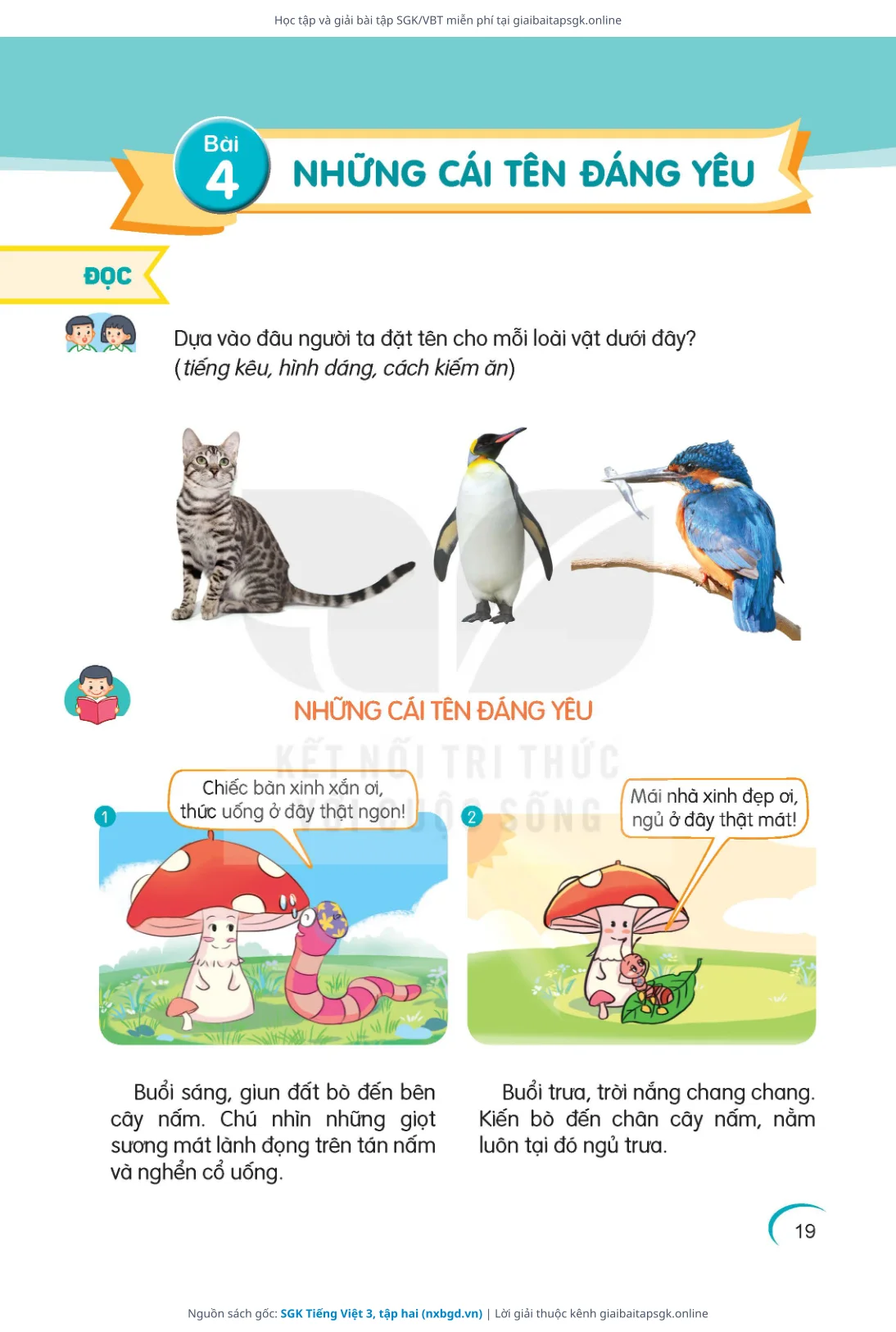 Trang 20 sách giáo khoa SGK Tiếng Việt 3, tập hai thu nhỏ