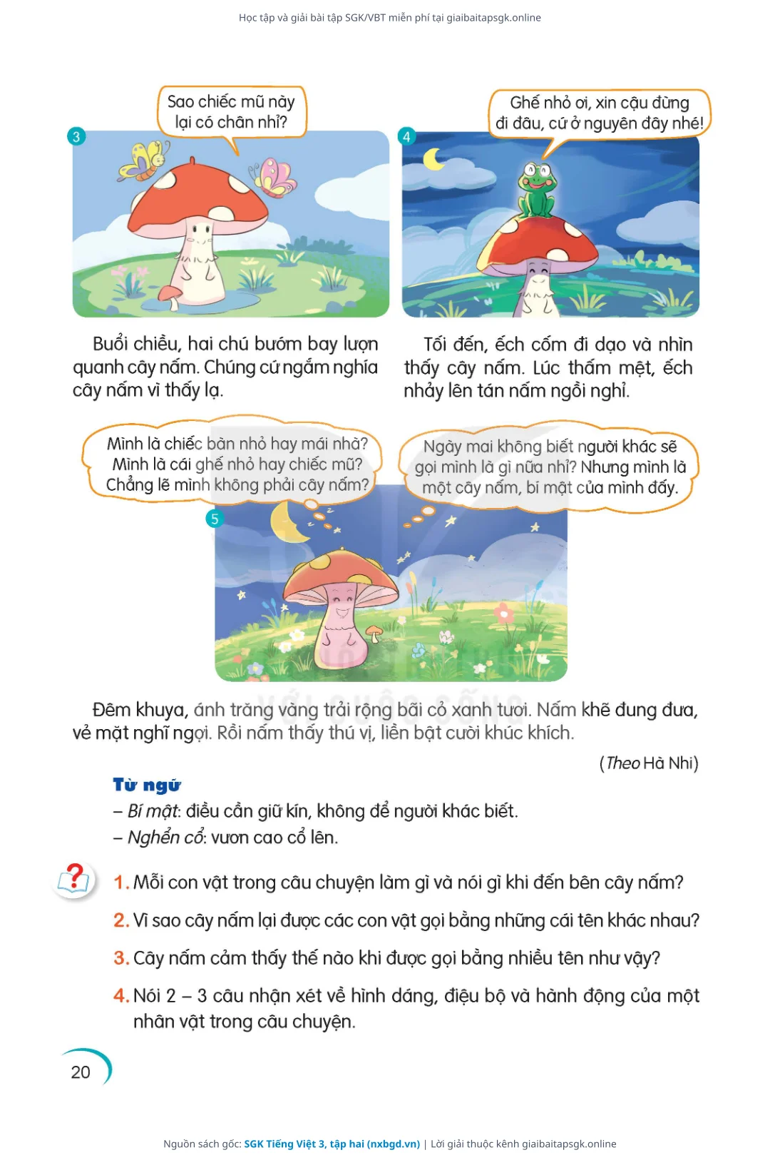 Trang 21 sách giáo khoa SGK Tiếng Việt 3, tập hai thu nhỏ
