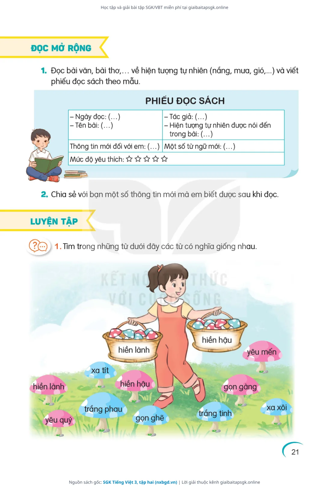 Trang 22 sách giáo khoa SGK Tiếng Việt 3, tập hai thu nhỏ