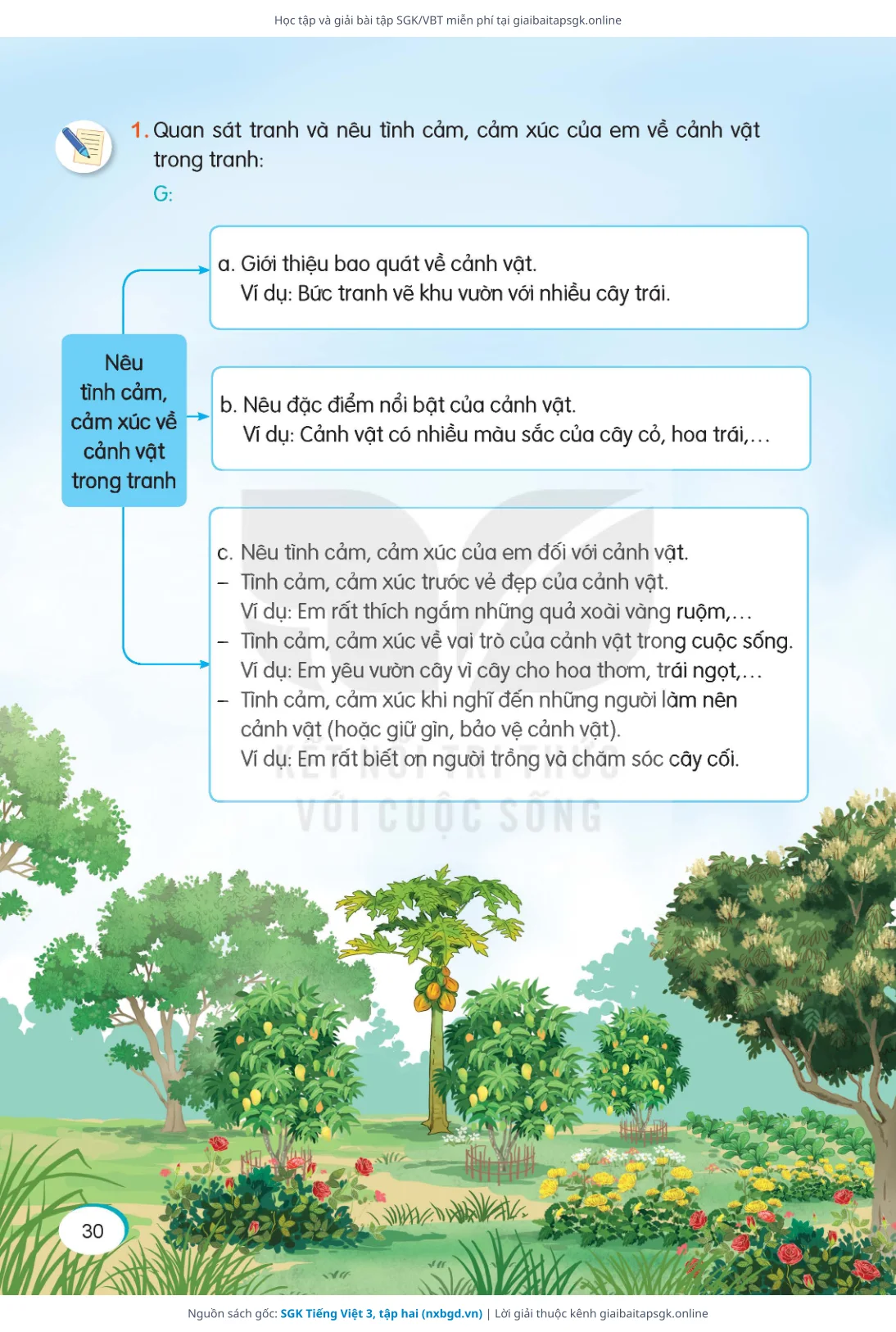 Trang 31 sách giáo khoa SGK Tiếng Việt 3, tập hai thu nhỏ
