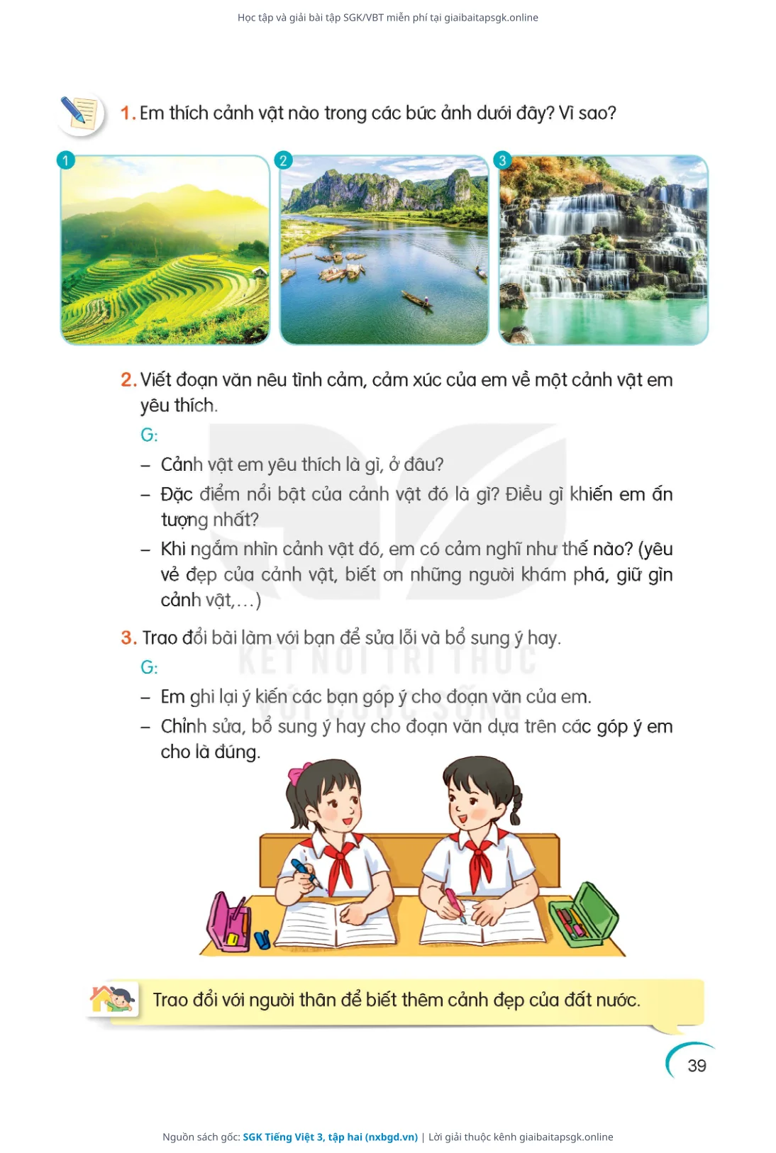 Trang 40 sách giáo khoa SGK Tiếng Việt 3, tập hai thu nhỏ