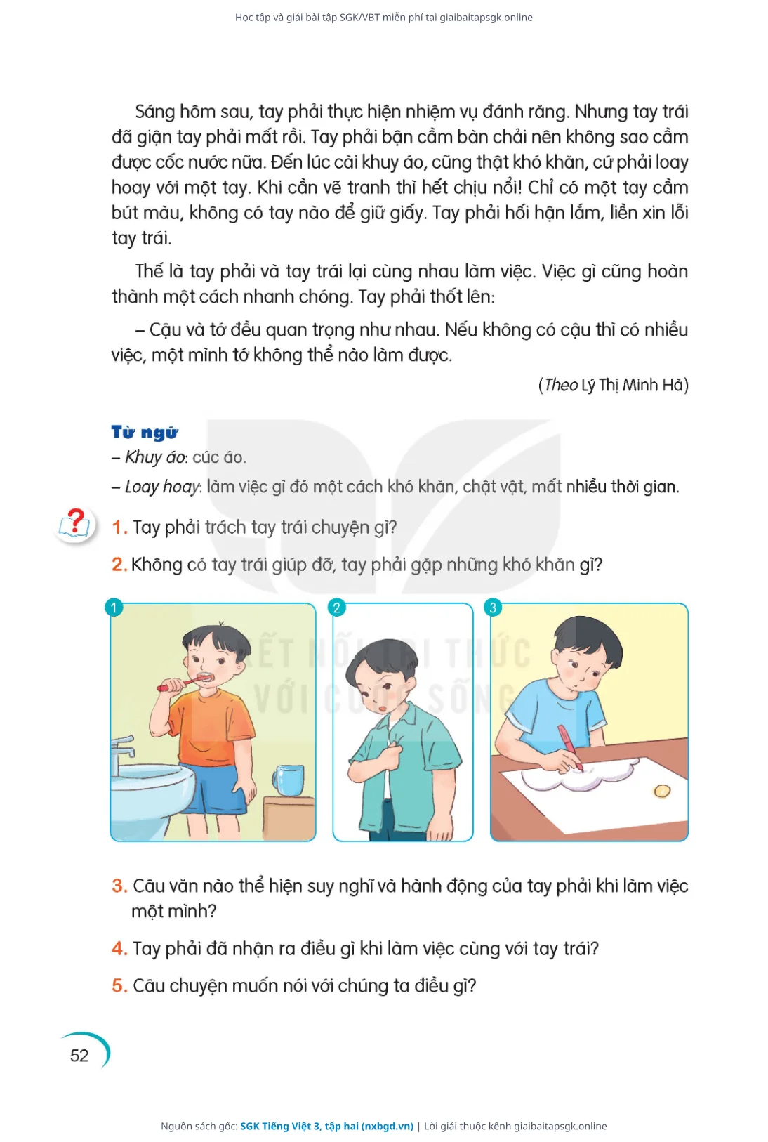Trang 53 sách giáo khoa SGK Tiếng Việt 3, tập hai thu nhỏ