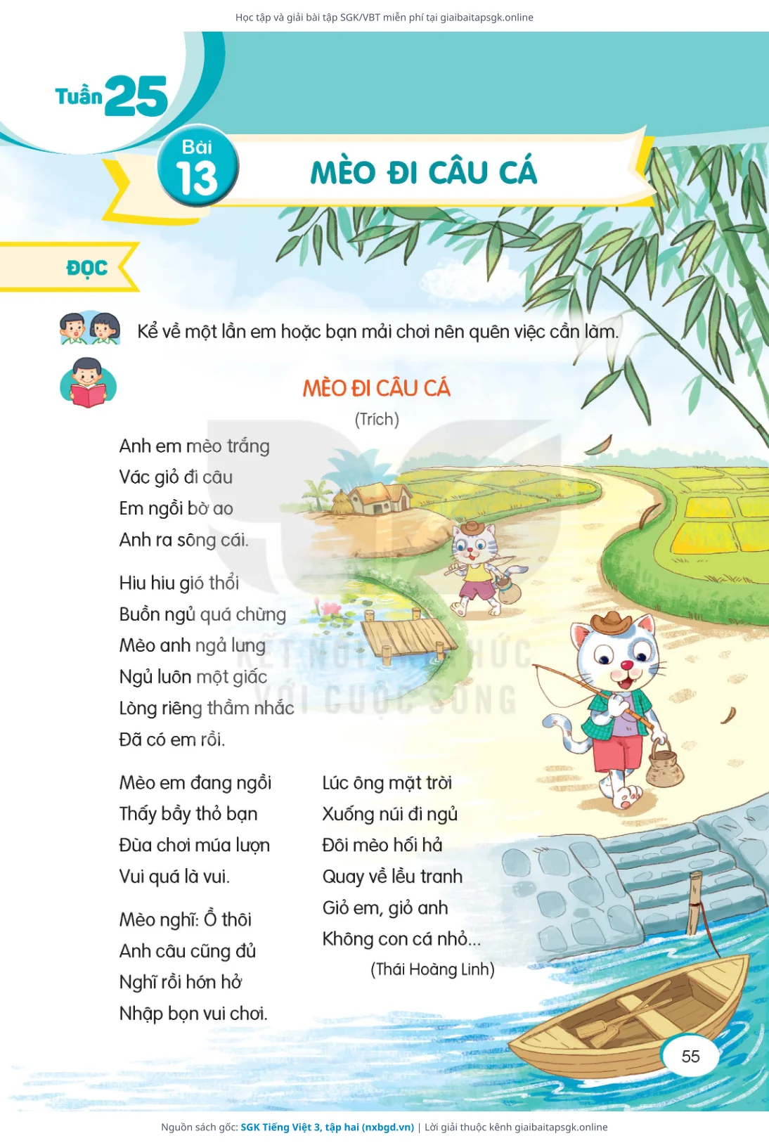 Trang 56 sách giáo khoa SGK Tiếng Việt 3, tập hai thu nhỏ