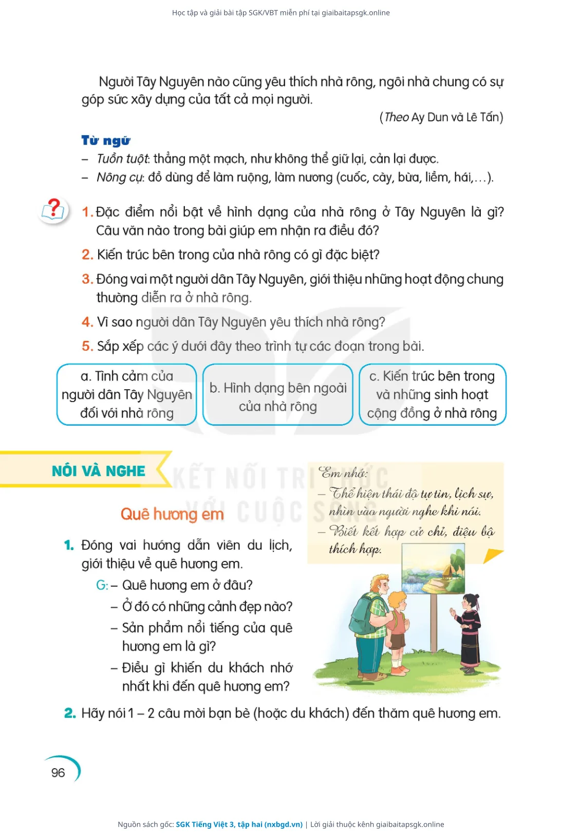 Trang 97 sách giáo khoa SGK Tiếng Việt 3, tập hai thu nhỏ