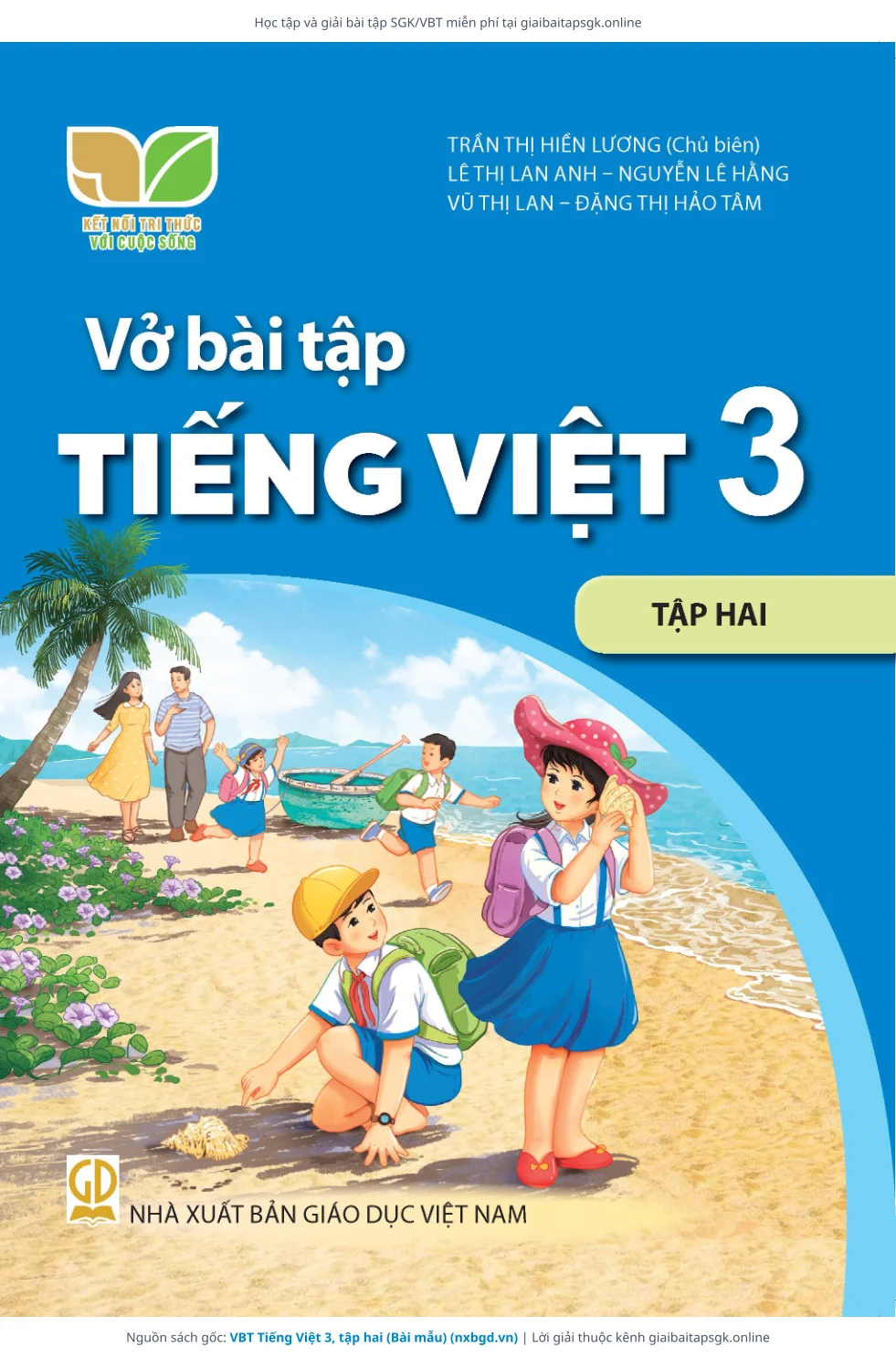 Trang 1 sách giáo khoa VBT Tiếng Việt 3, tập hai (Bài mẫu) bản chuẩn