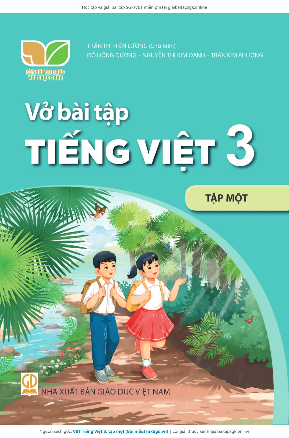 Trang 1 sách giáo khoa VBT Tiếng Việt 3, tập một (Bài mẫu) bản chuẩn