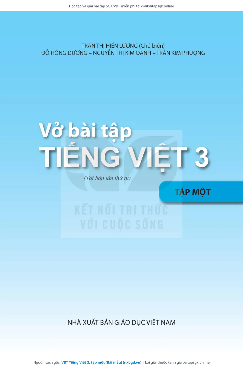 Trang 2 sách giáo khoa VBT Tiếng Việt 3, tập một (Bài mẫu) thu nhỏ