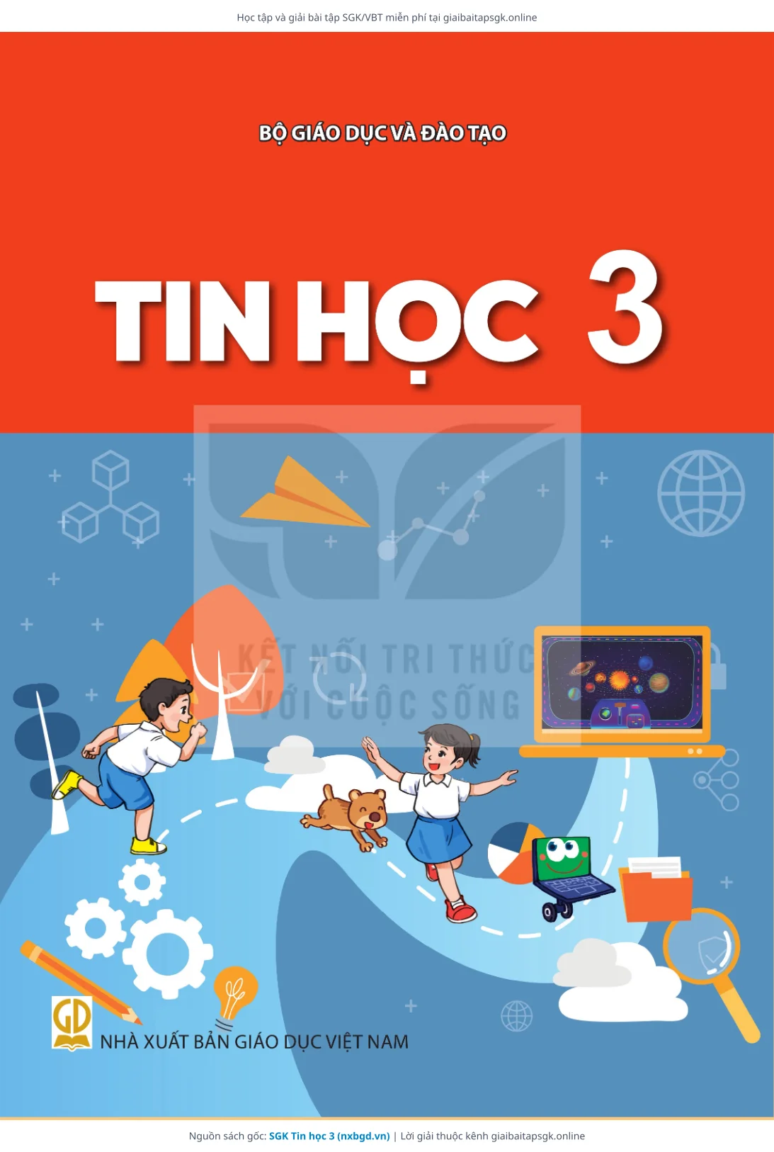 Trang 1 sách giáo khoa SGK Tin học 3 bản chuẩn