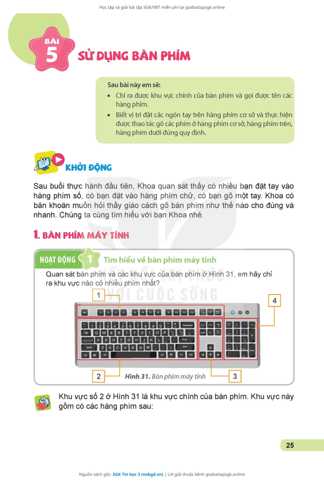 Trang 26 sách giáo khoa SGK Tin học 3 thu nhỏ