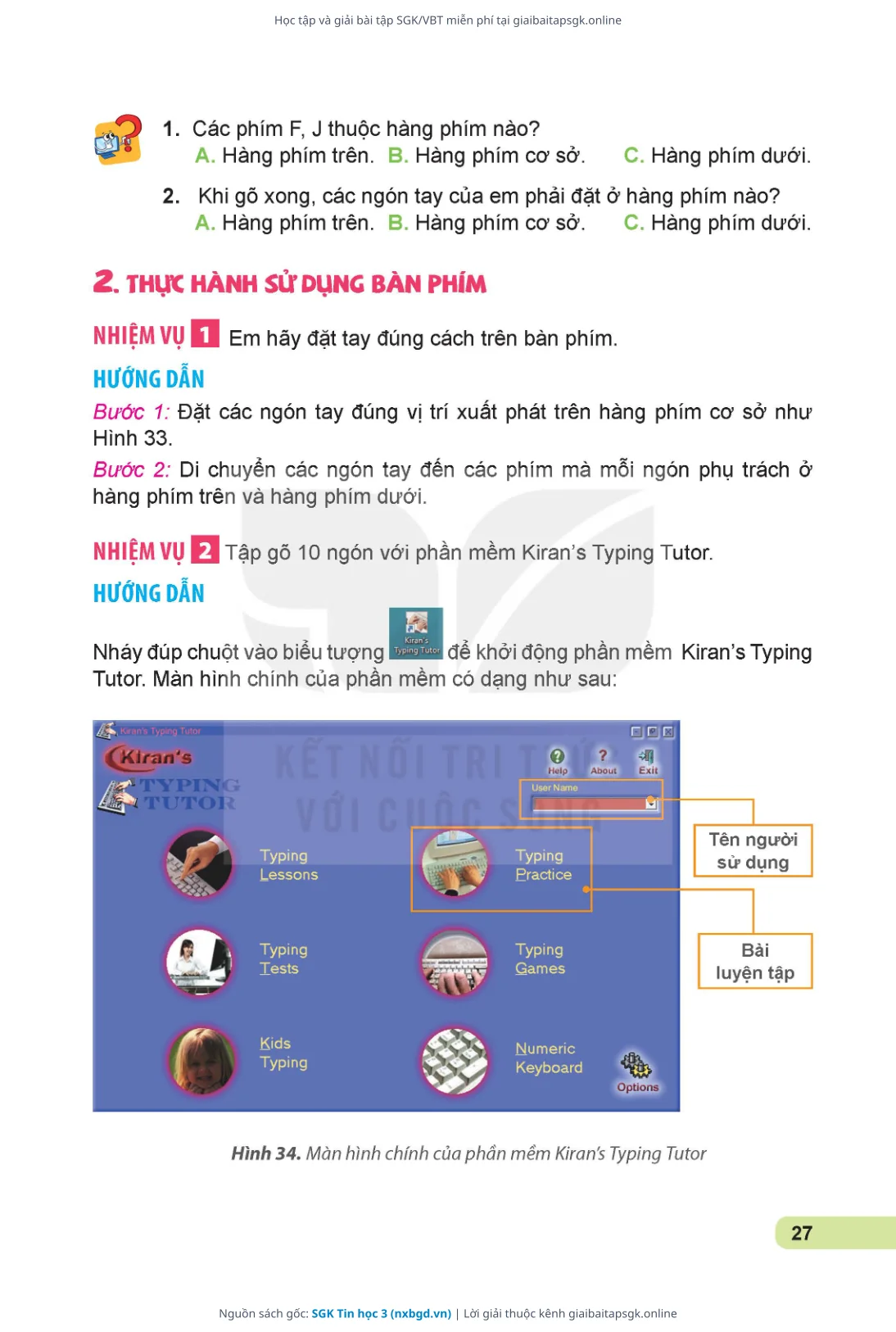 Trang 28 sách giáo khoa SGK Tin học 3 thu nhỏ