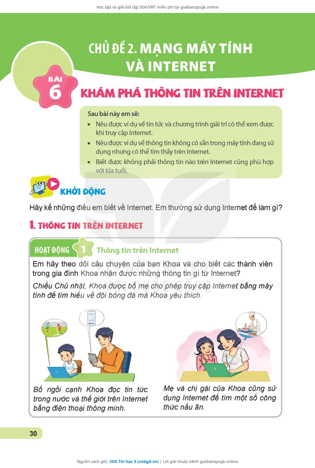 Trang 31 sách giáo khoa SGK Tin học 3 thu nhỏ