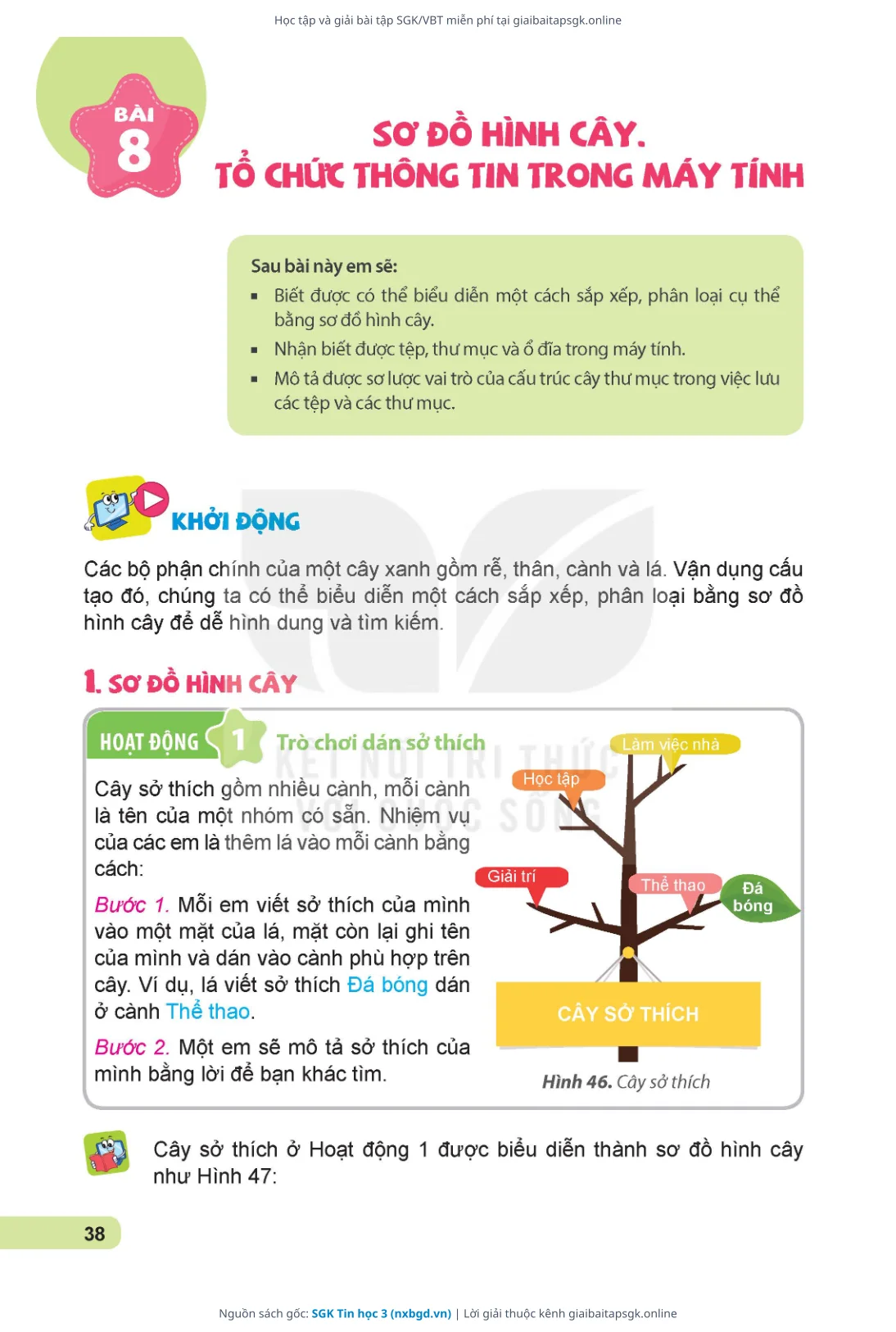 Trang 39 sách giáo khoa SGK Tin học 3 thu nhỏ