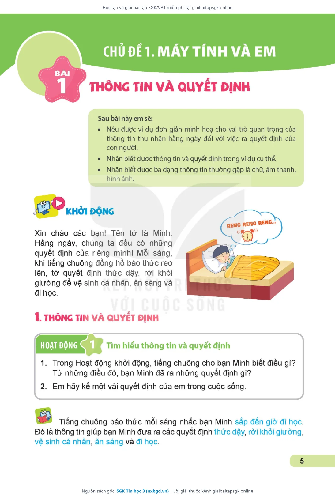Trang 6 sách giáo khoa SGK Tin học 3 thu nhỏ