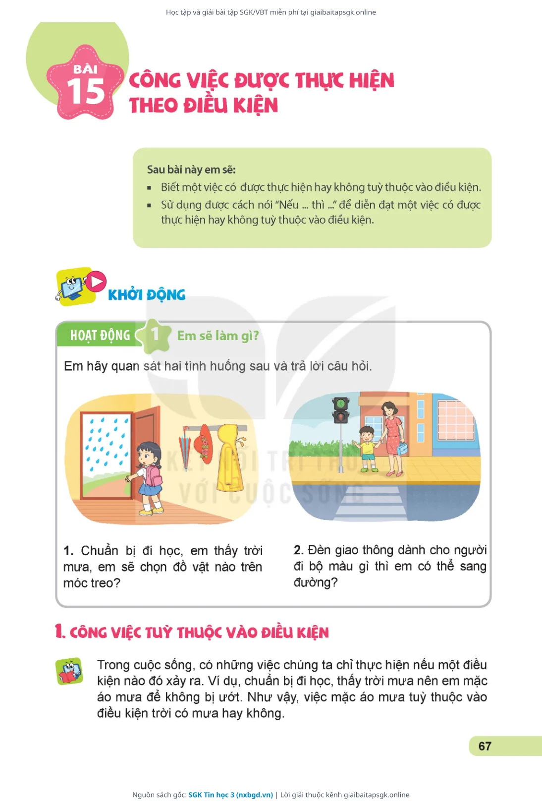 Trang 68 sách giáo khoa SGK Tin học 3 thu nhỏ
