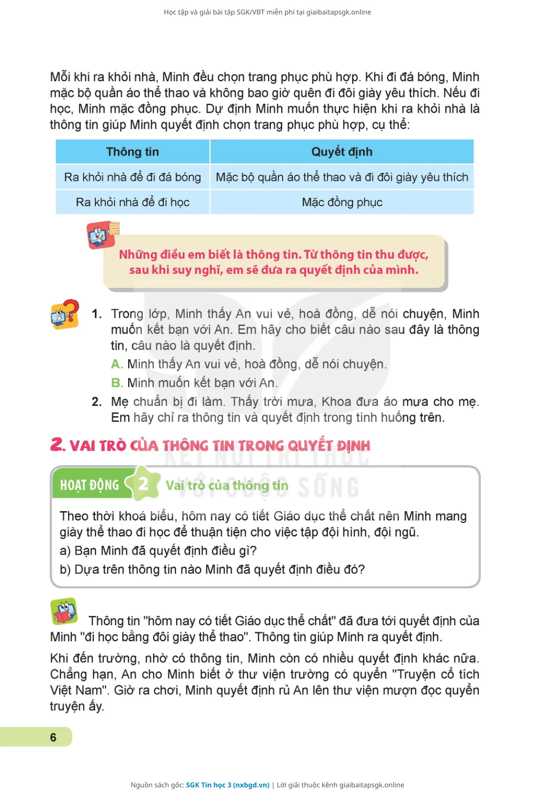 Trang 7 sách giáo khoa SGK Tin học 3 thu nhỏ