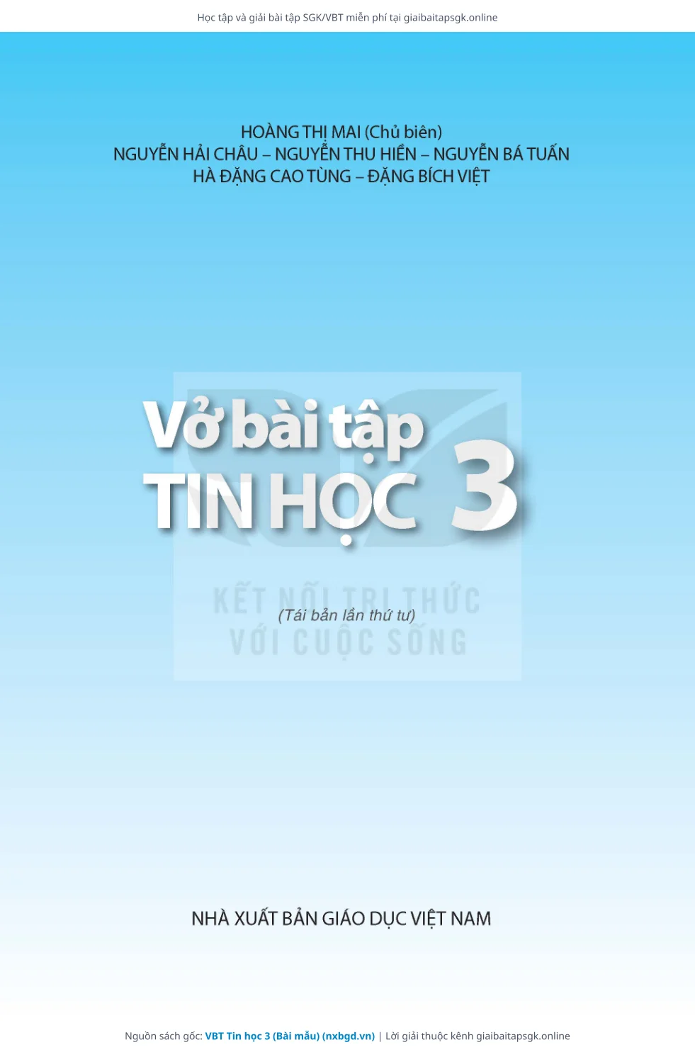 Trang 2 sách giáo khoa VBT Tin học 3 (Bài mẫu) thu nhỏ