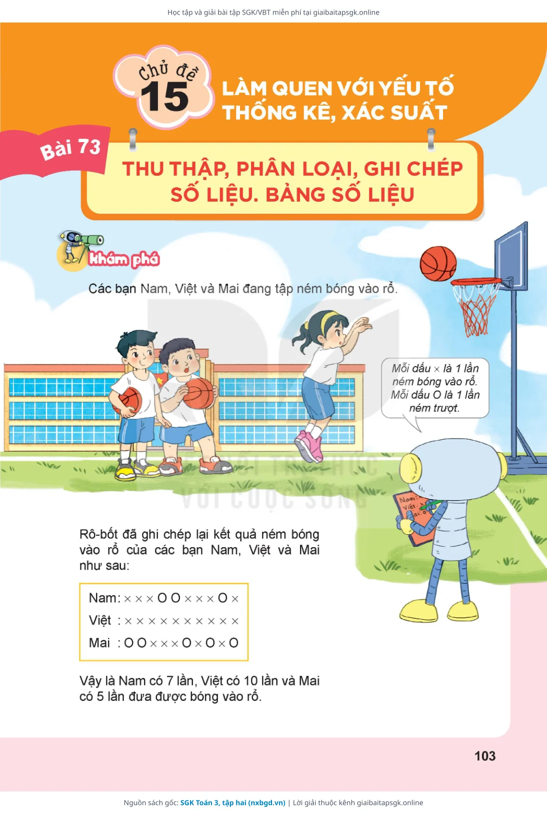 Trang 104 sách giáo khoa SGK Toán 3, tập hai thu nhỏ