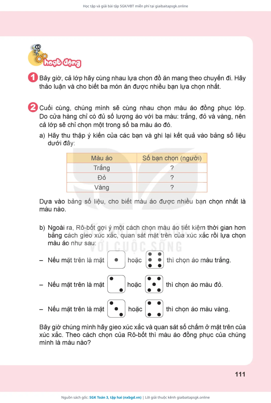 Trang 112 sách giáo khoa SGK Toán 3, tập hai thu nhỏ